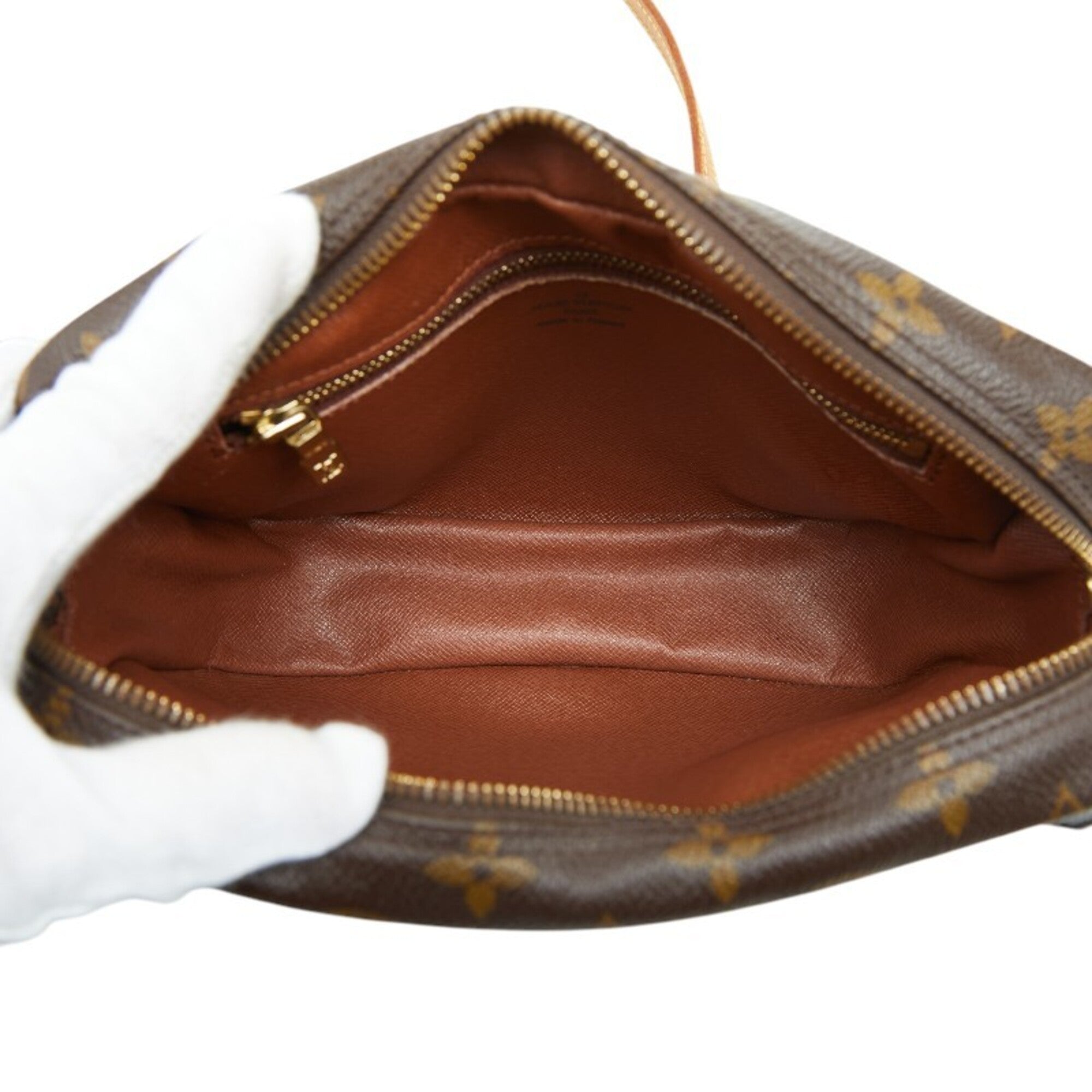 Louis Vuitton Brown Pvc Leather Shoulder Bag (Pre-Owned)