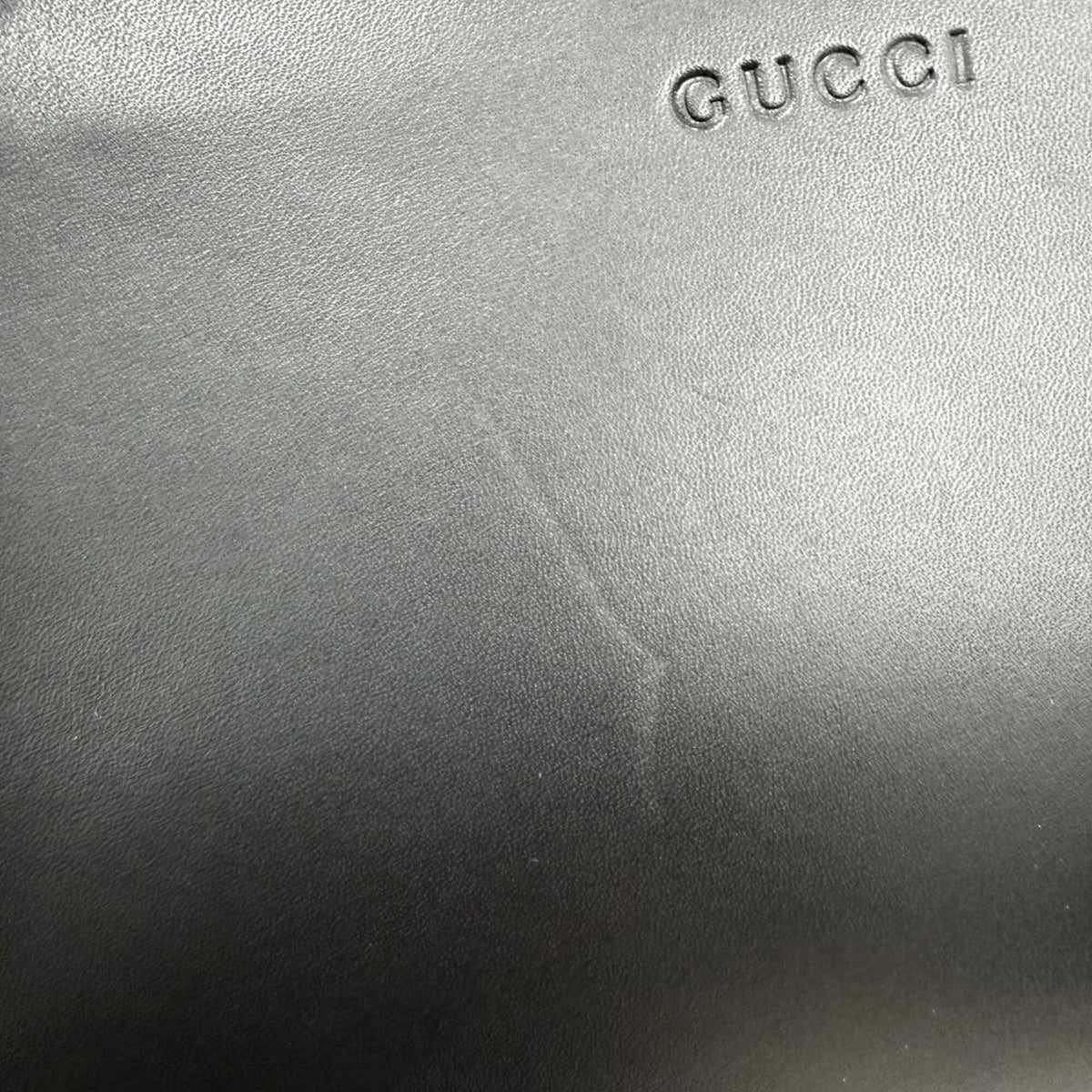 Gucci Black Leather Handbag Shoulder Bag (Pre-Owned)