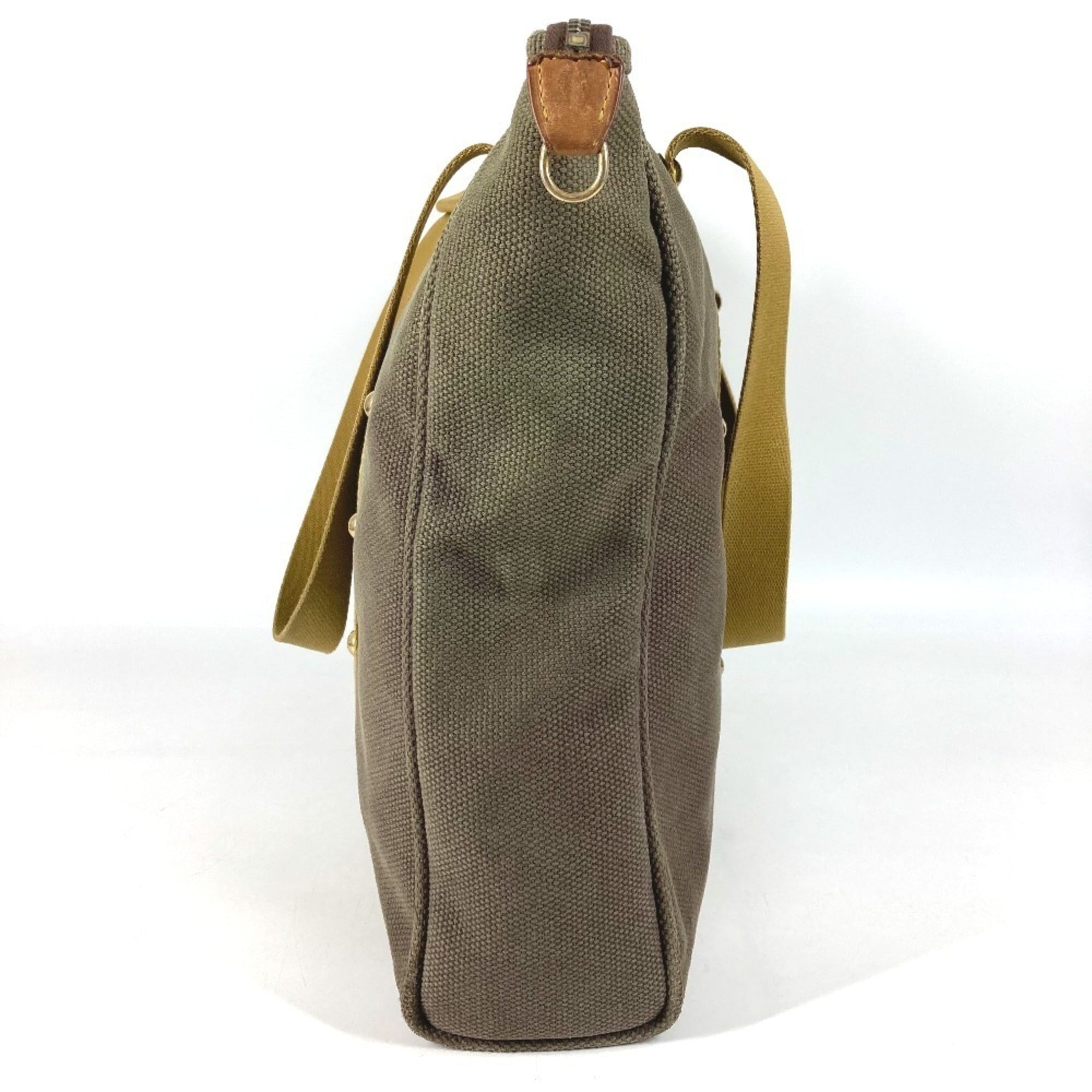 Louis Vuitton Brown Canvas Shoulder Bag Tote Bag (Pre-Owned)