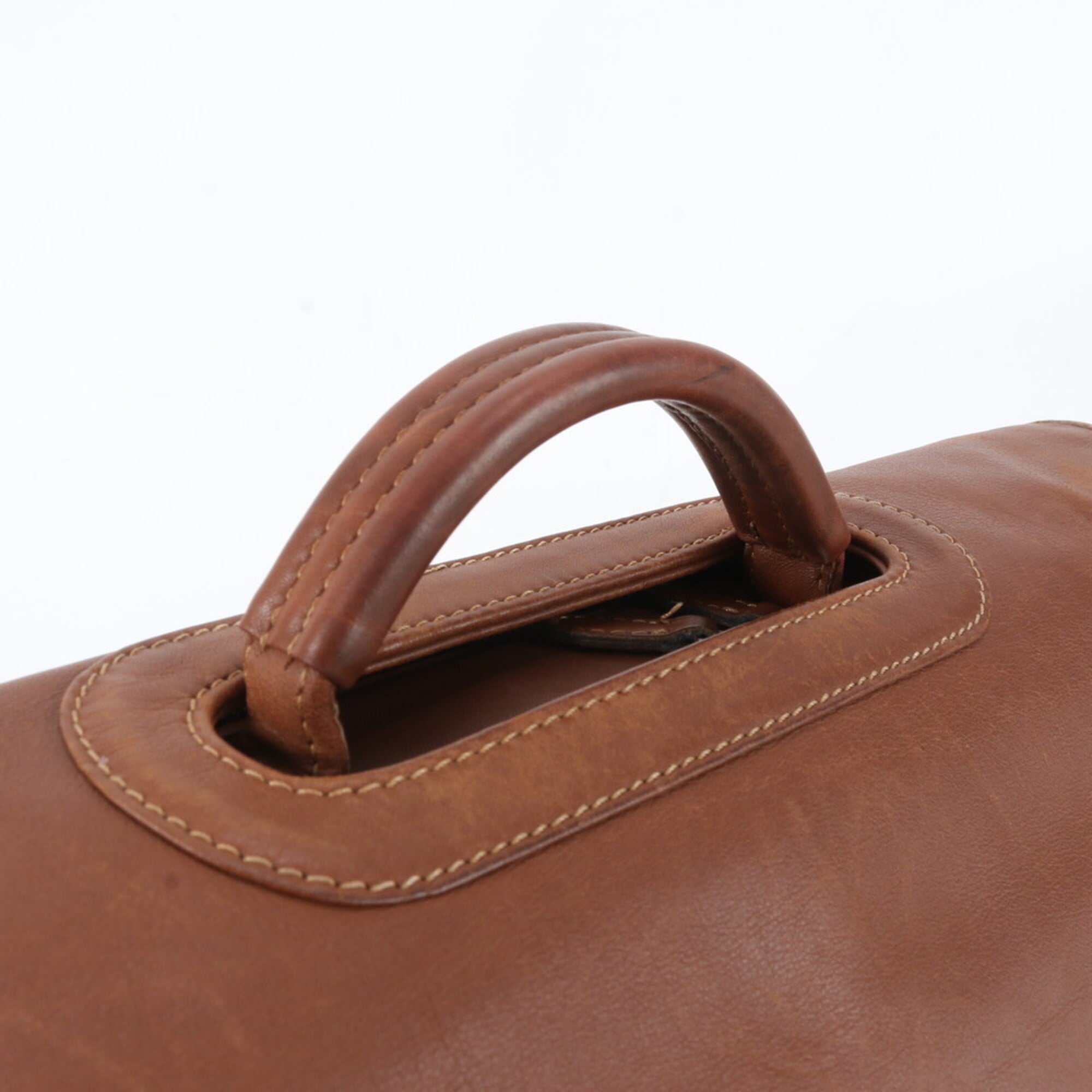 Coach Brown Leather Briefcase Shoulder Bag (Pre-Owned)
