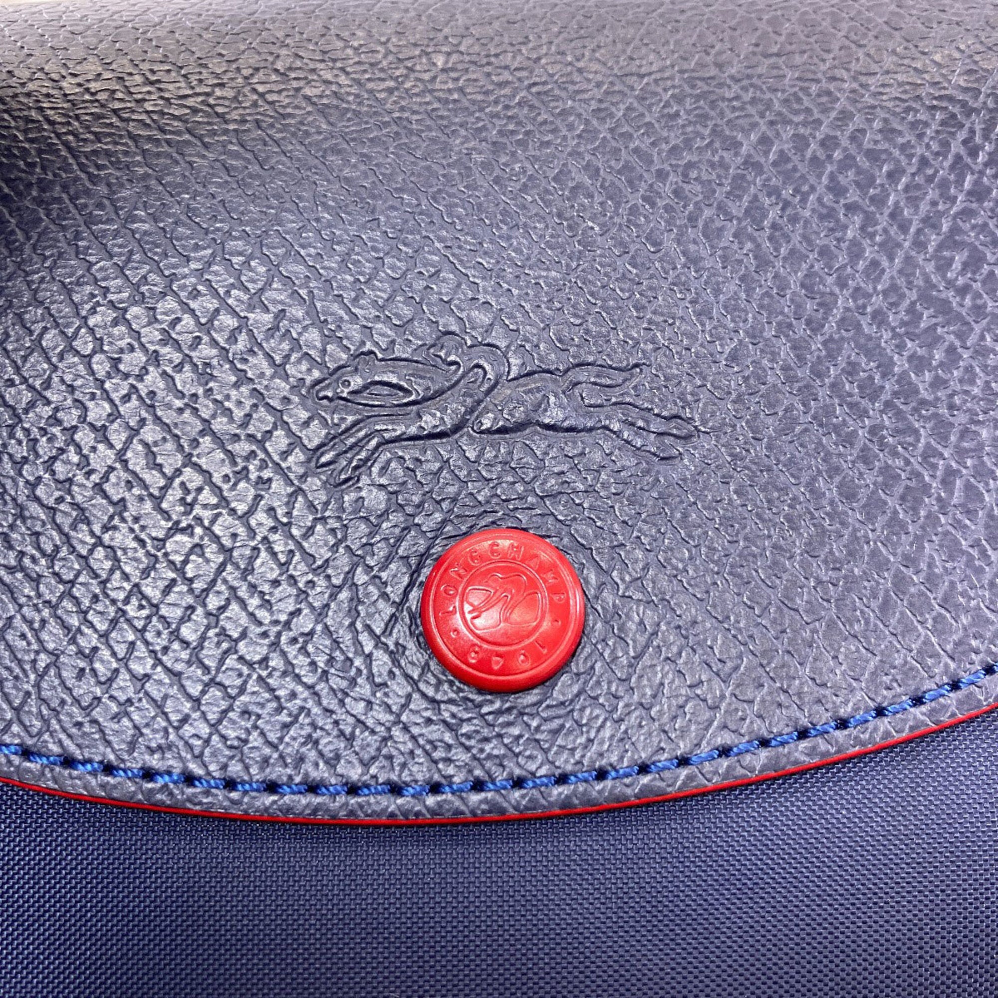 Longchamp Navy Nylon Tote Bag (Pre-Owned)