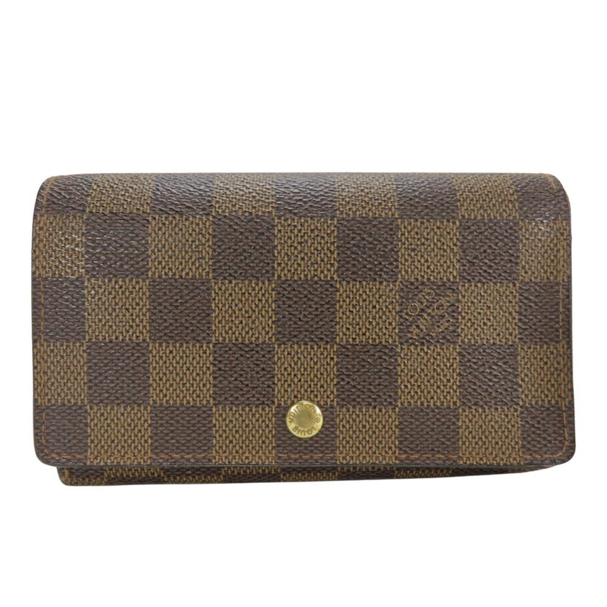 Louis Vuitton Damier Brown Ebene Wallet (Bi-Fold) (Pre-Owned)