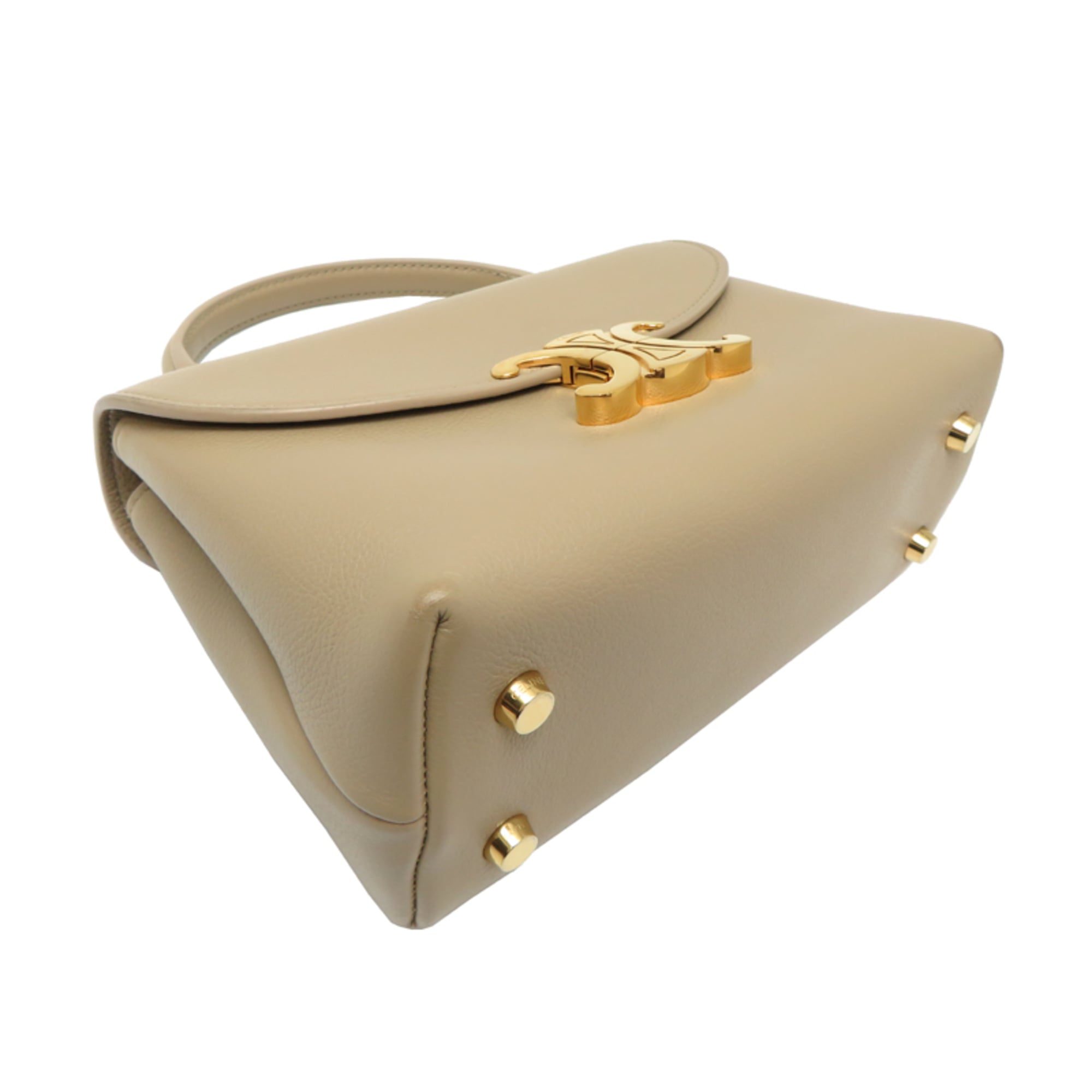 Celine Beige Leather Handbag (Pre-Owned)