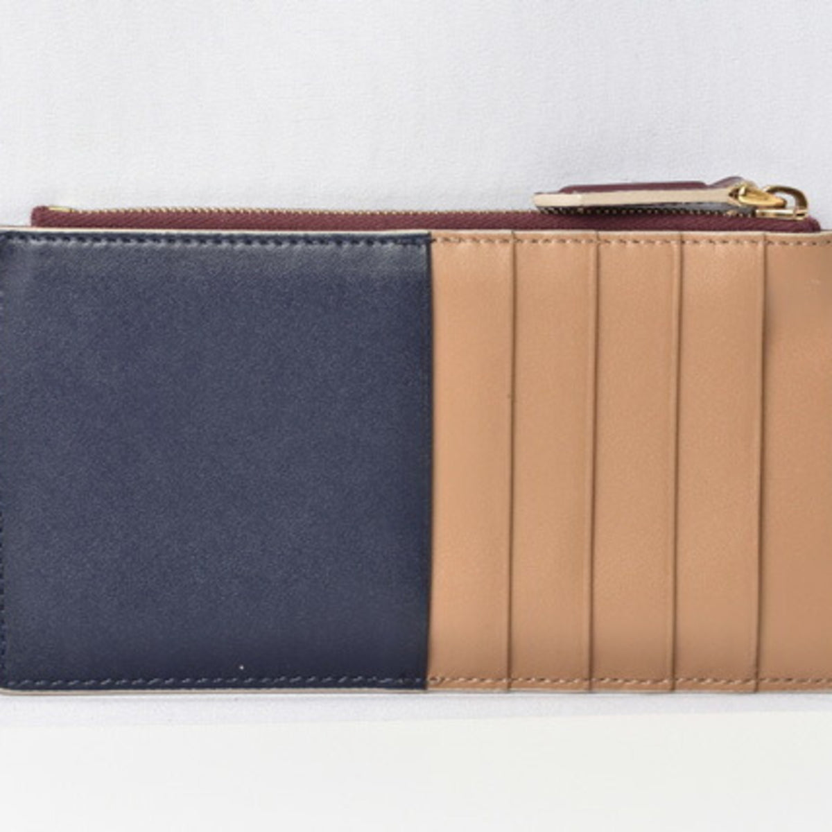 Fendi Brown Leather Coin Purse/Coin Case (Pre-Owned)