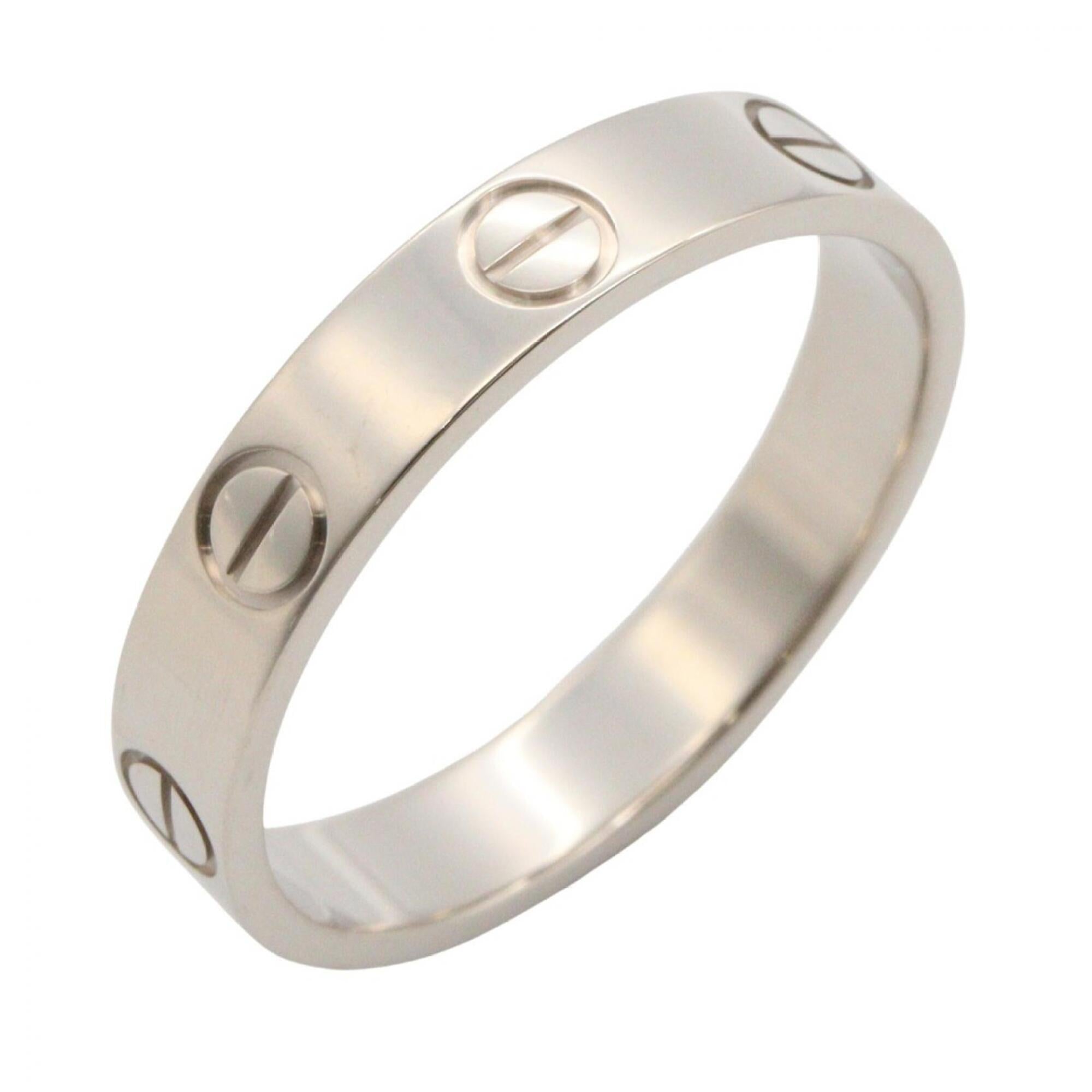 Cartier Silver White Gold (18K) Band Ring (Pre-Owned)