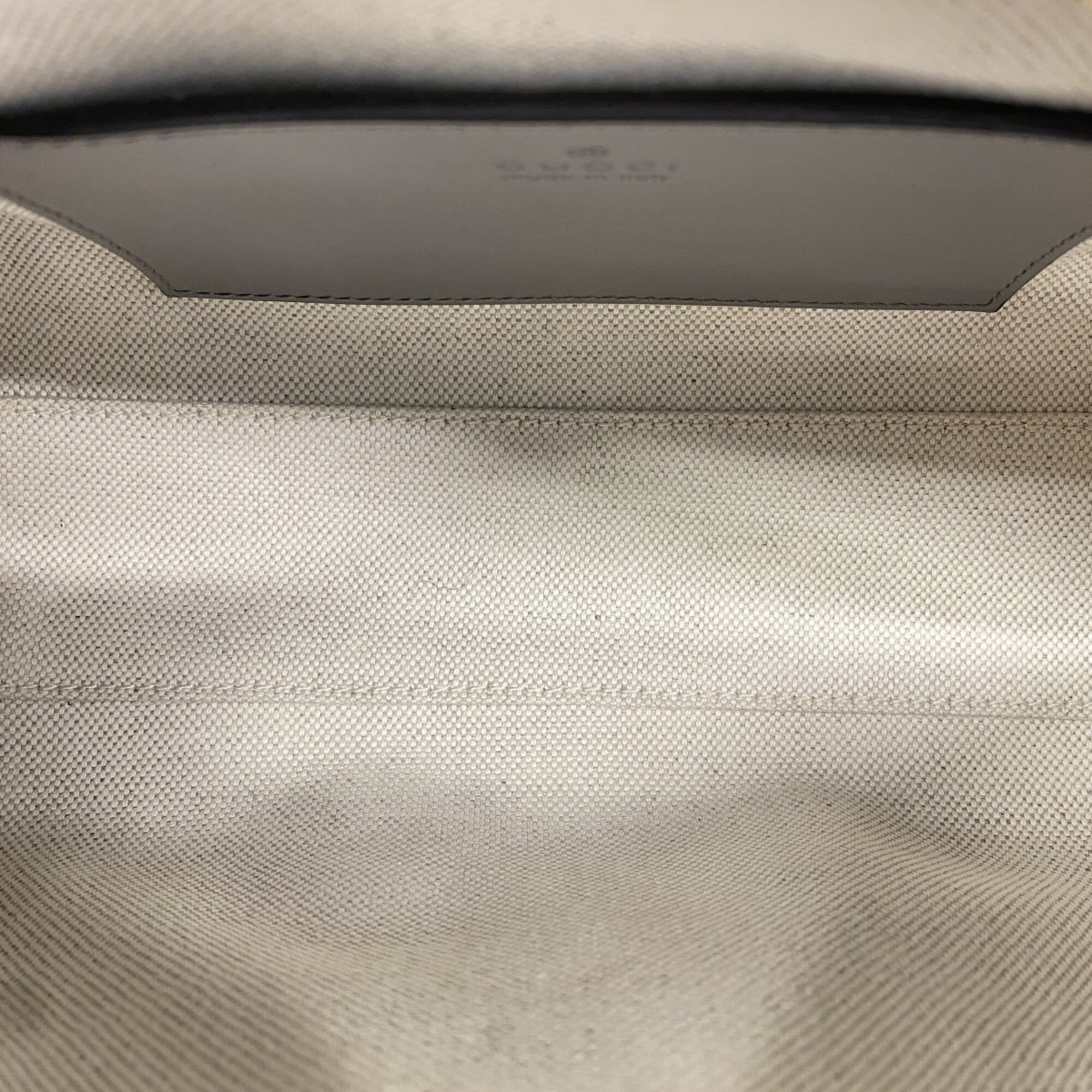 Gucci Gray Leather Handbag (Pre-Owned)