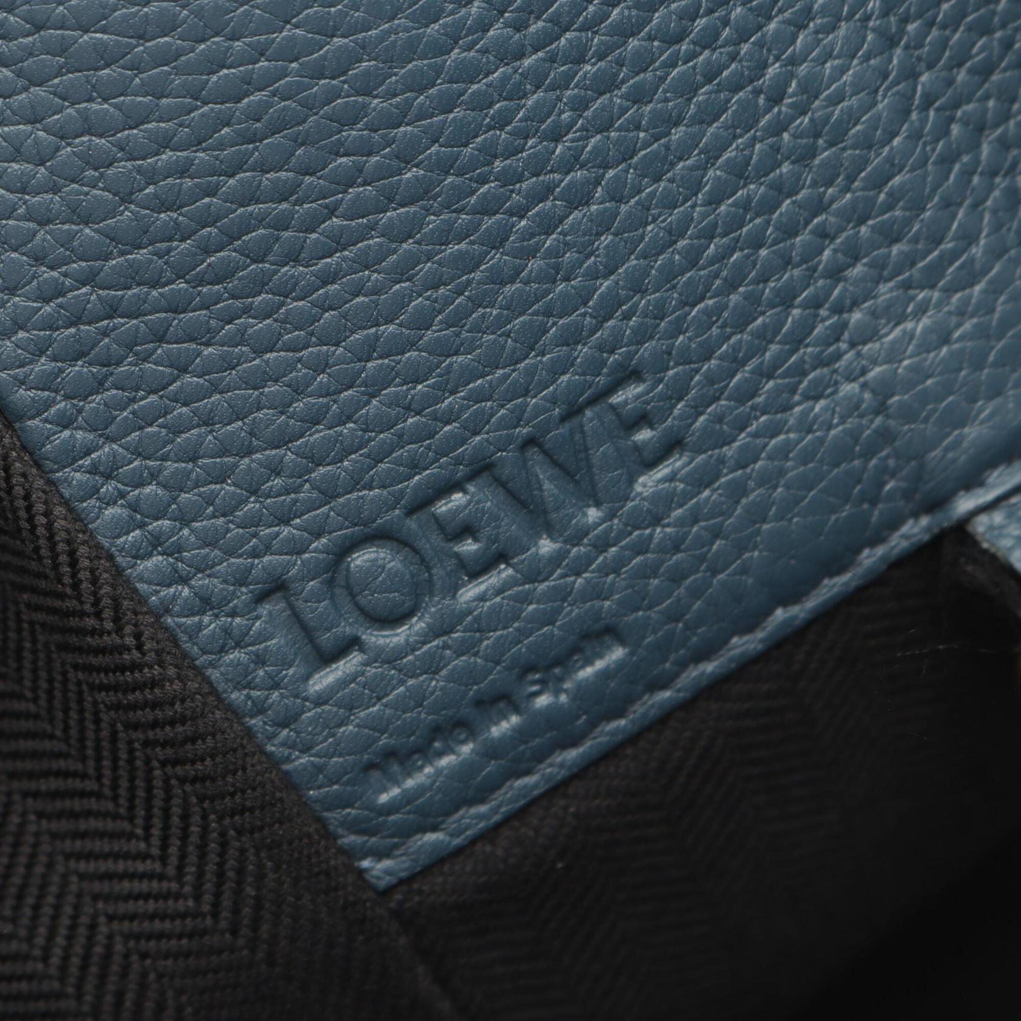 Loewe Blue Leather Handbag (Pre-Owned)