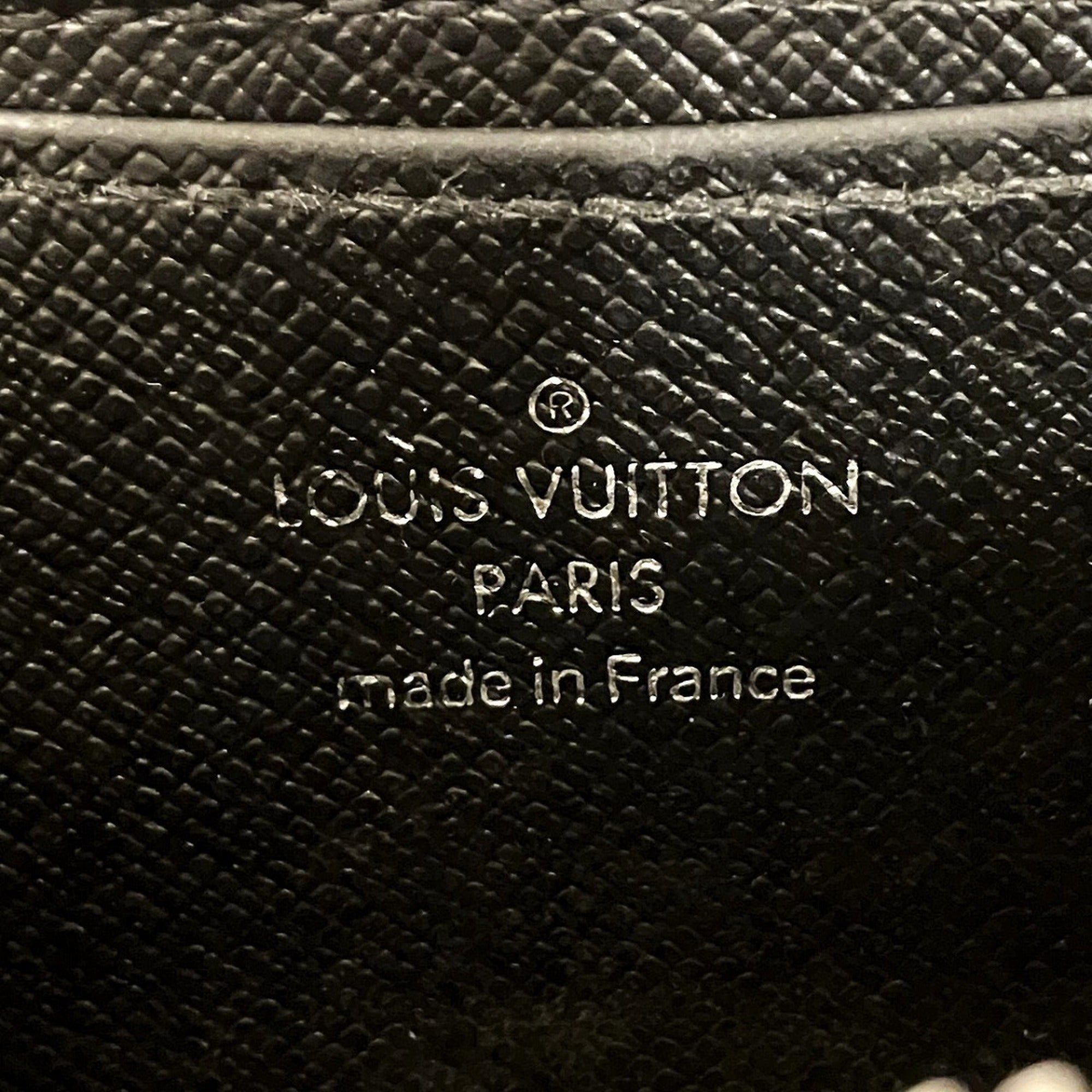 Louis Vuitton Black Damier Graphite Damier Graphite Coin Purse/Coin Case (Pre-Owned)