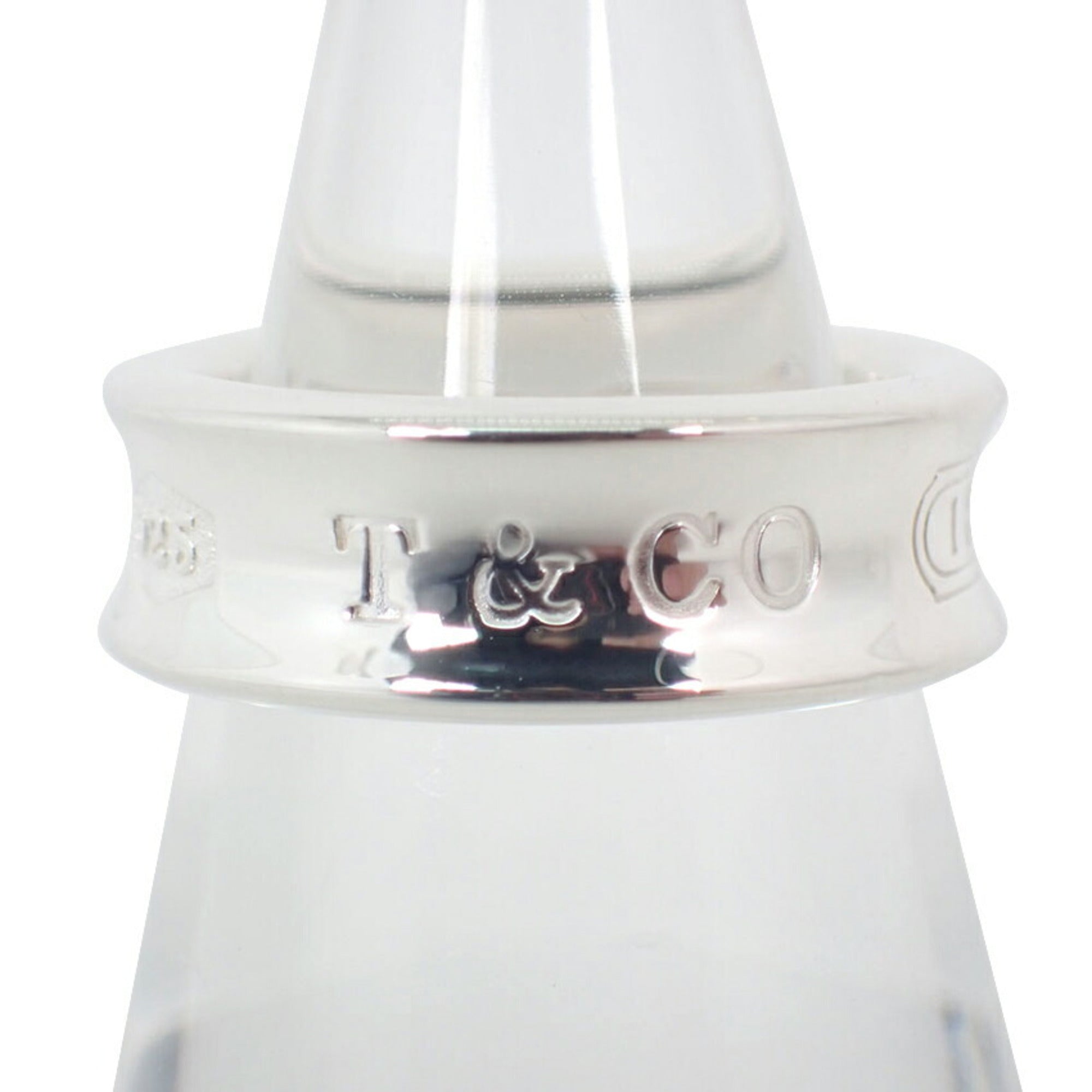 Tiffany Silver Sterling Silver 925 Band Ring (Pre-Owned)