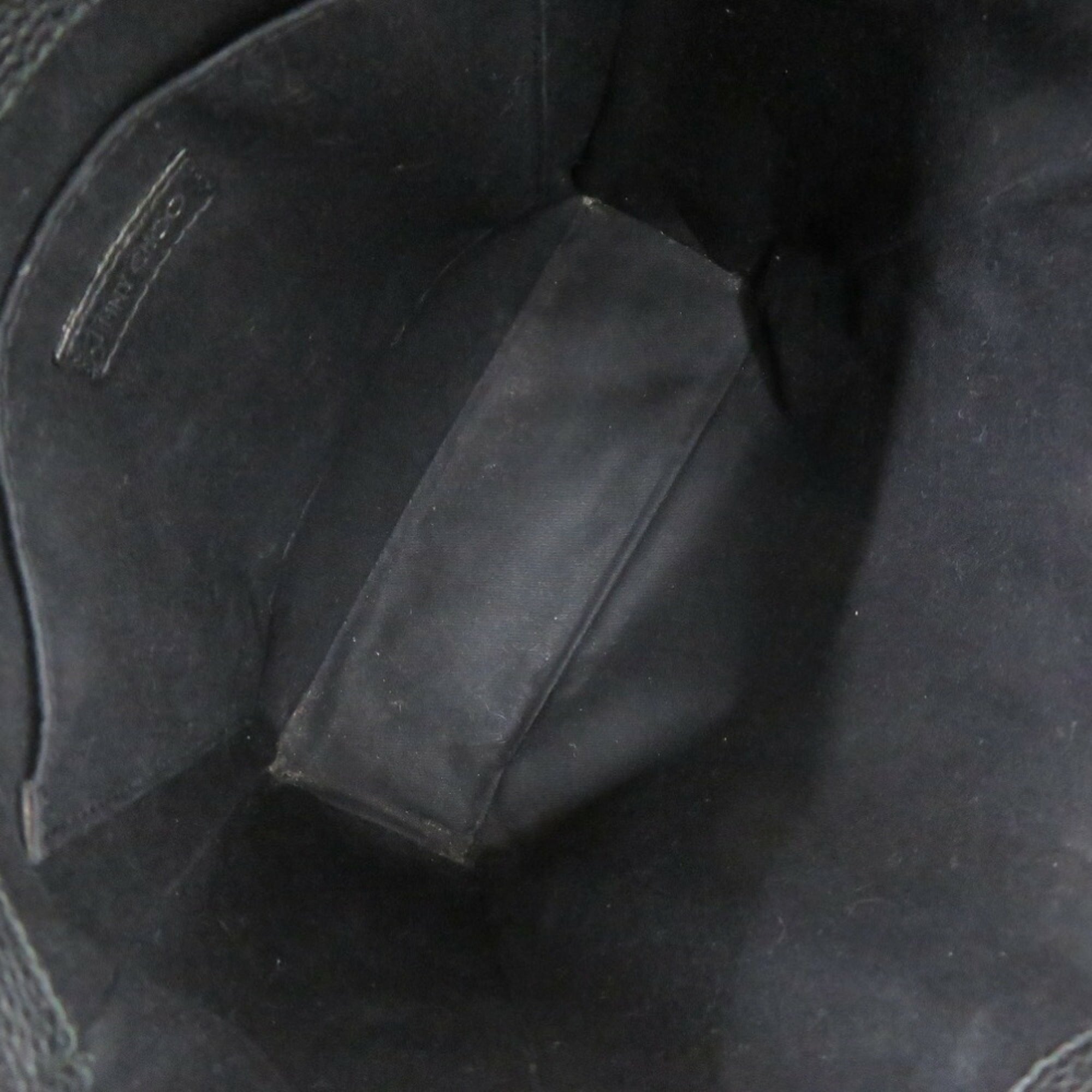 Jimmy Choo Black Leather Tote Bag (Pre-Owned)