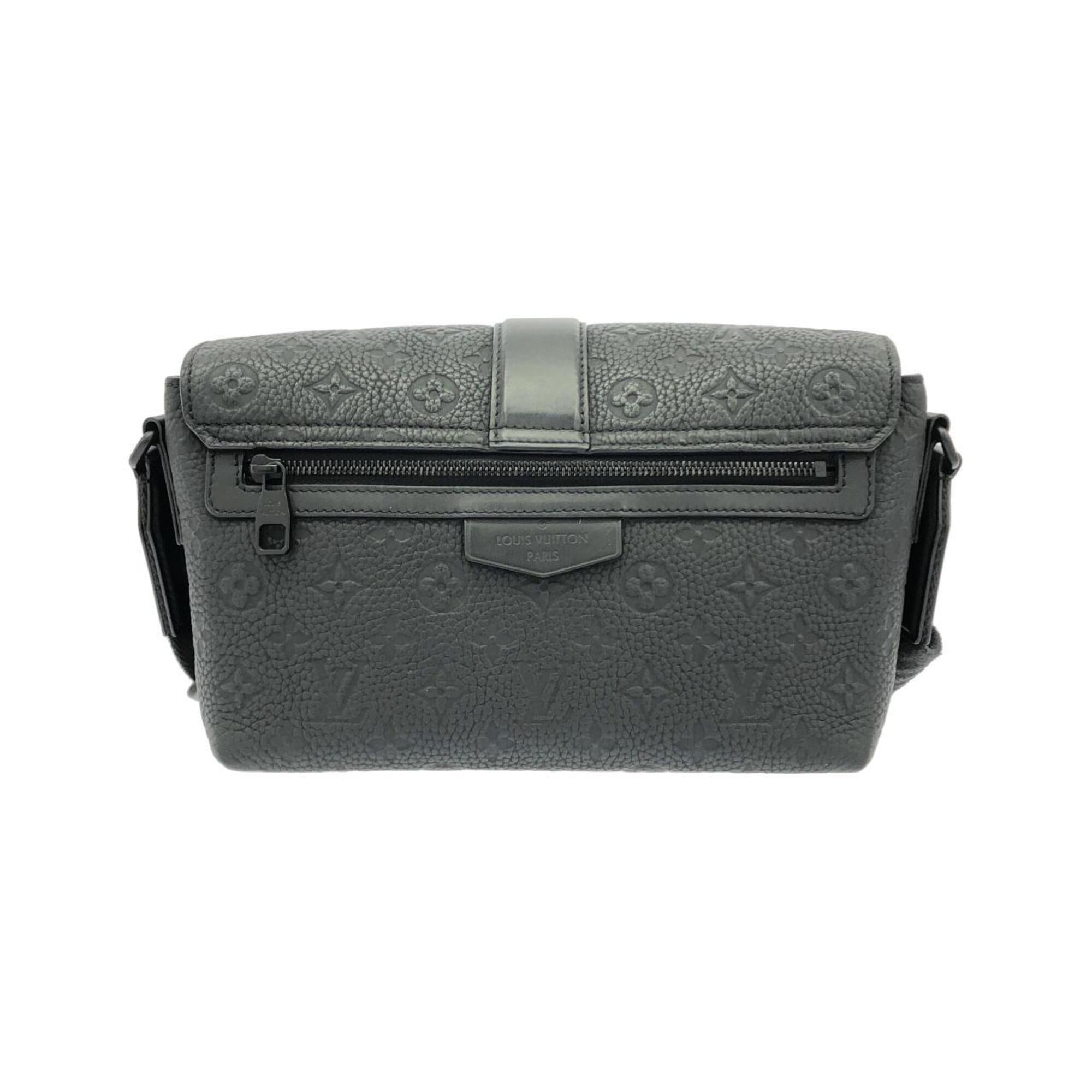 Louis Vuitton Taurillon Black Leather Shoulder Bag (Pre-Owned)