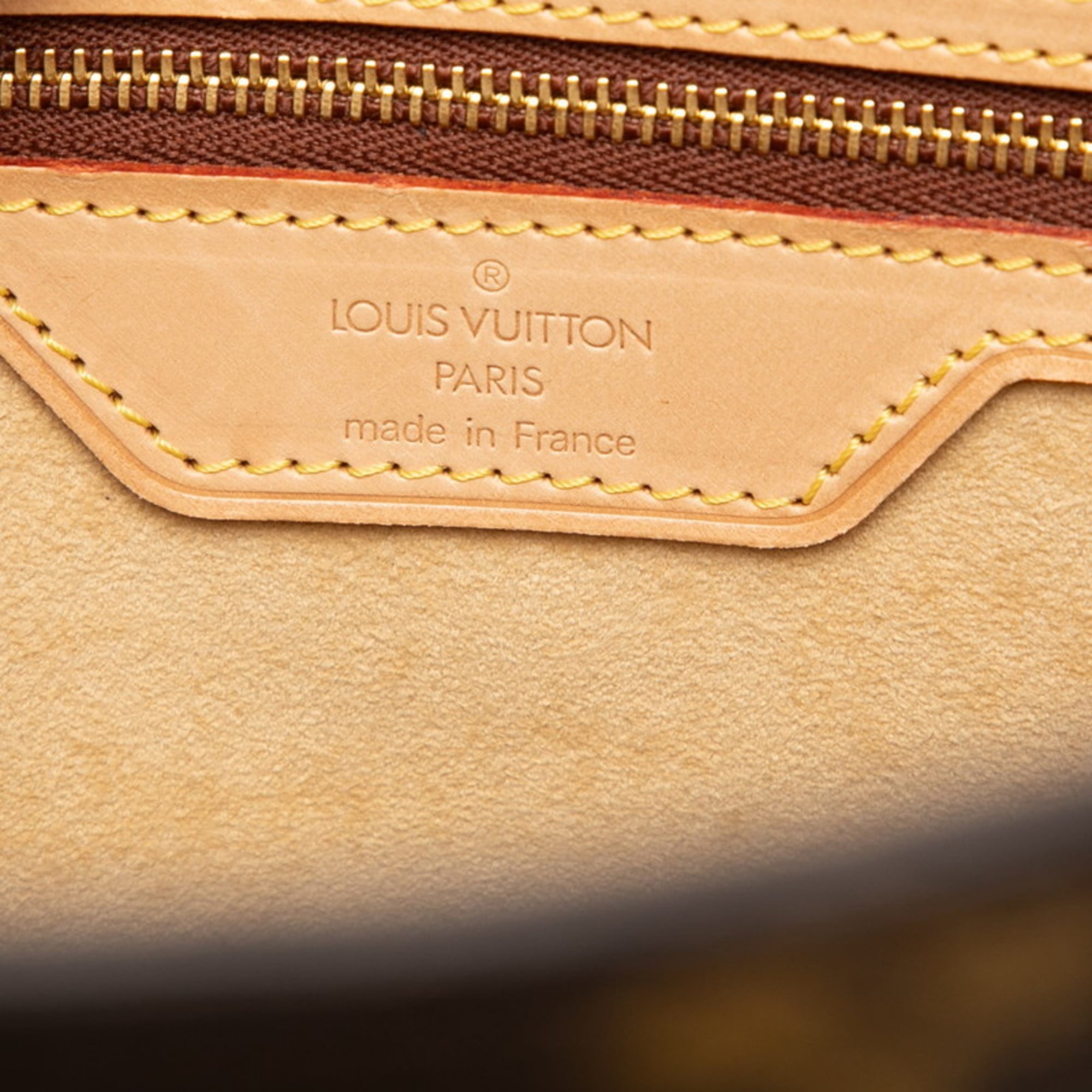 Louis Vuitton Brown Monogram Pvc Leather Tote Bag (Pre-Owned)