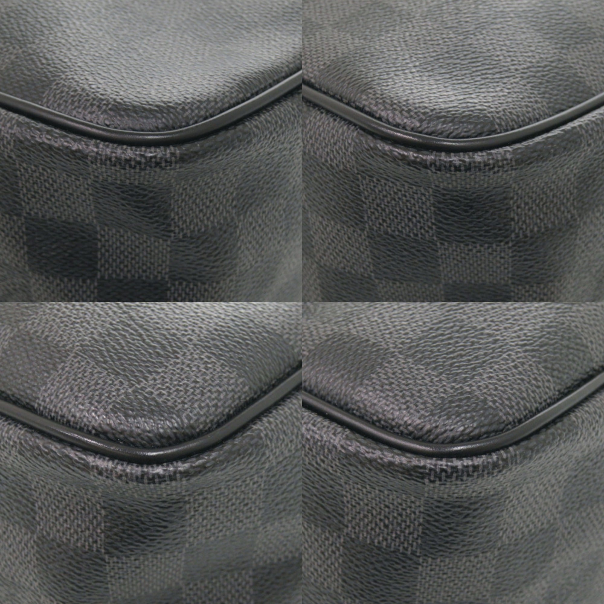 Louis Vuitton Black Damier Graphite Damier Graphite Handbag (Pre-Owned)