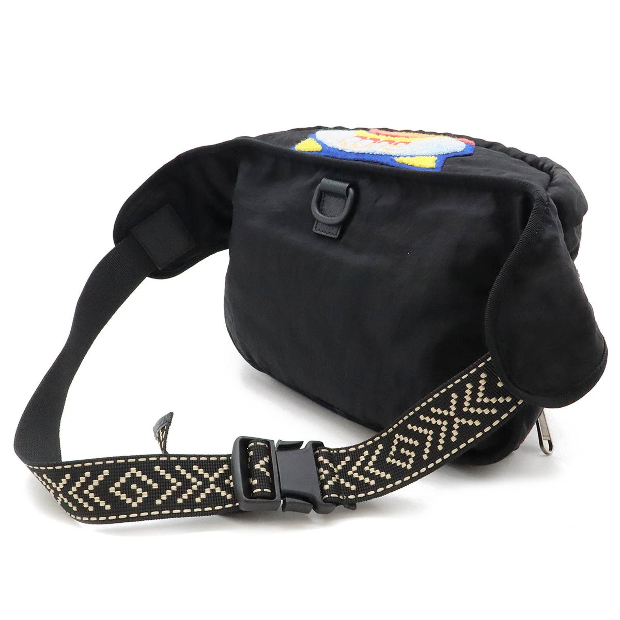 Gucci Black Nylon Backpack Fanny Pack (Pre-Owned)