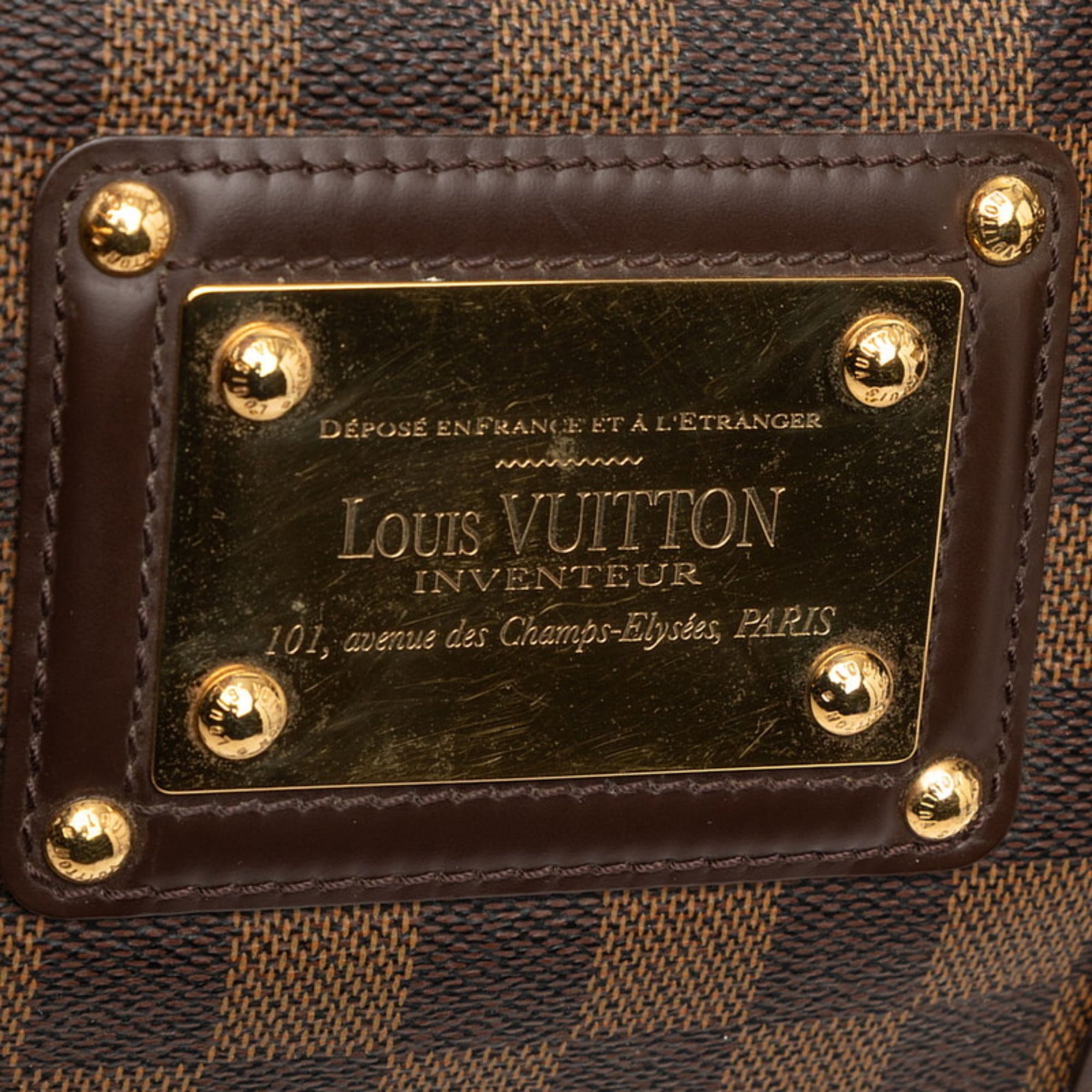 Louis Vuitton Brown Pvc Leather Handbag (Pre-Owned)