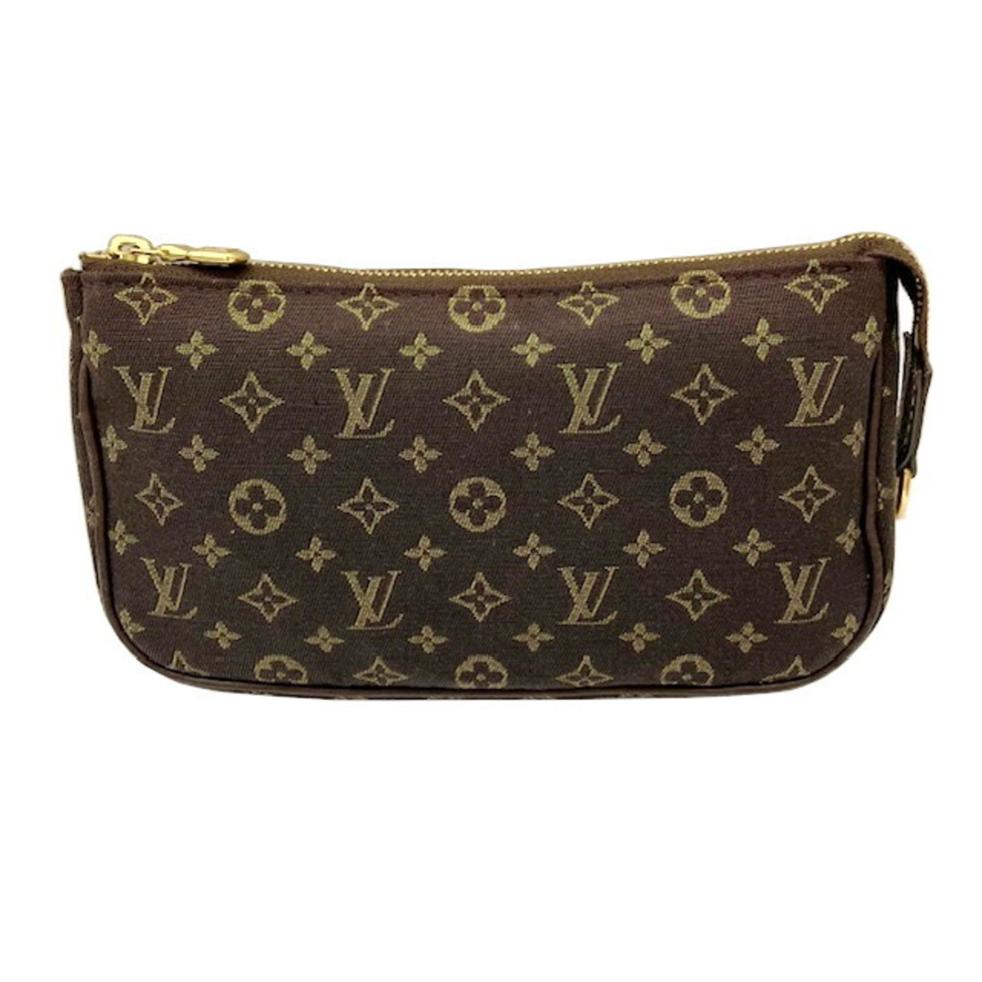 Louis Vuitton Brown Ebene Monogram Mini Lin Pouch (Pre-Owned)