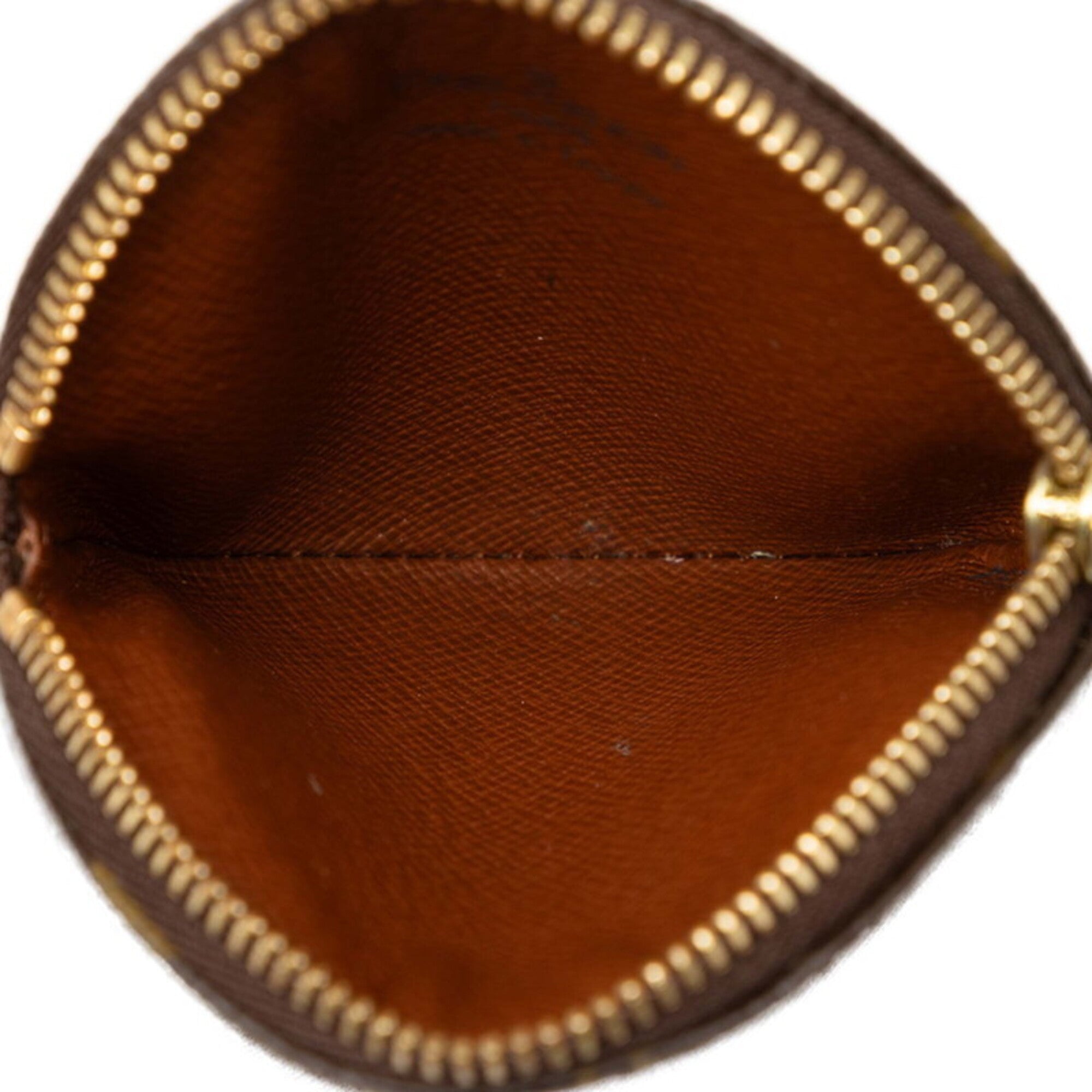Louis Vuitton Brown Pvc Leather Coin Purse/Coin Case (Pre-Owned)