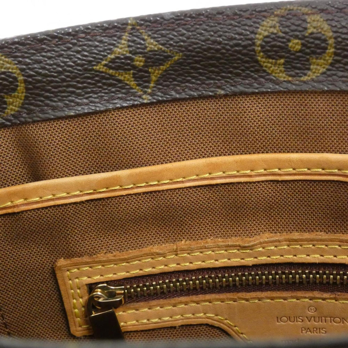 Louis Vuitton Brown Coated Canvas Handbag (Pre-Owned)