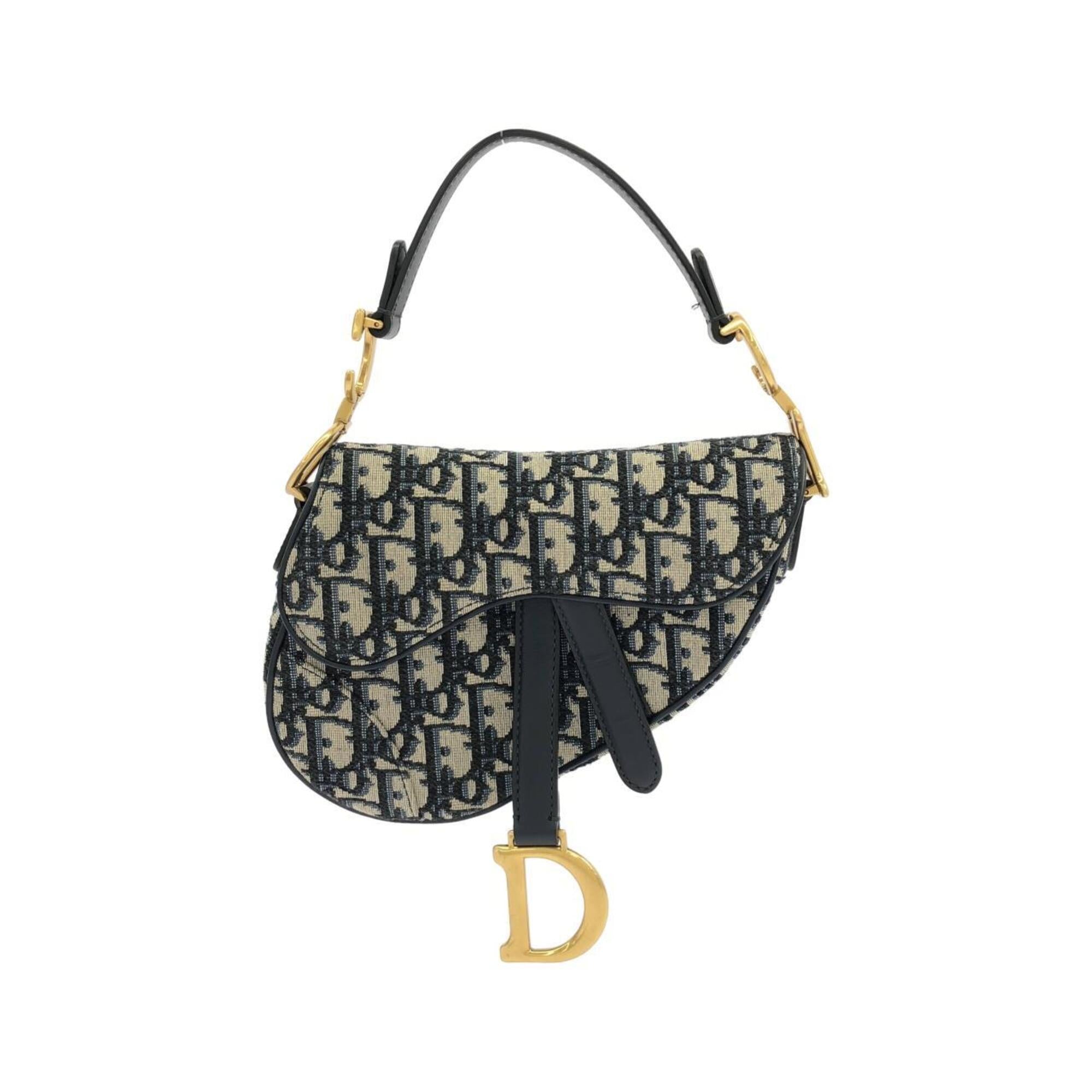 Christian Dior Blue Canvas Handbag (Pre-Owned)