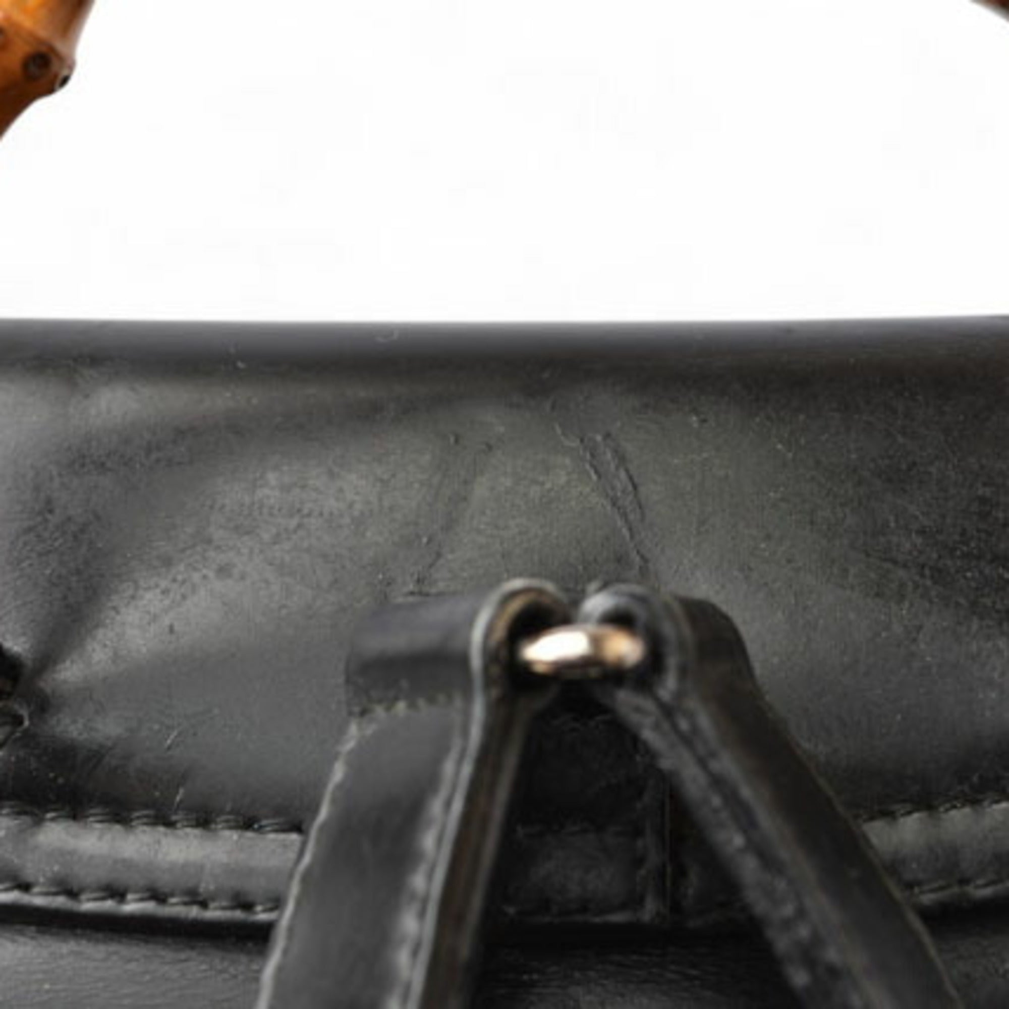 Gucci Black Leather Backpack (Pre-Owned)