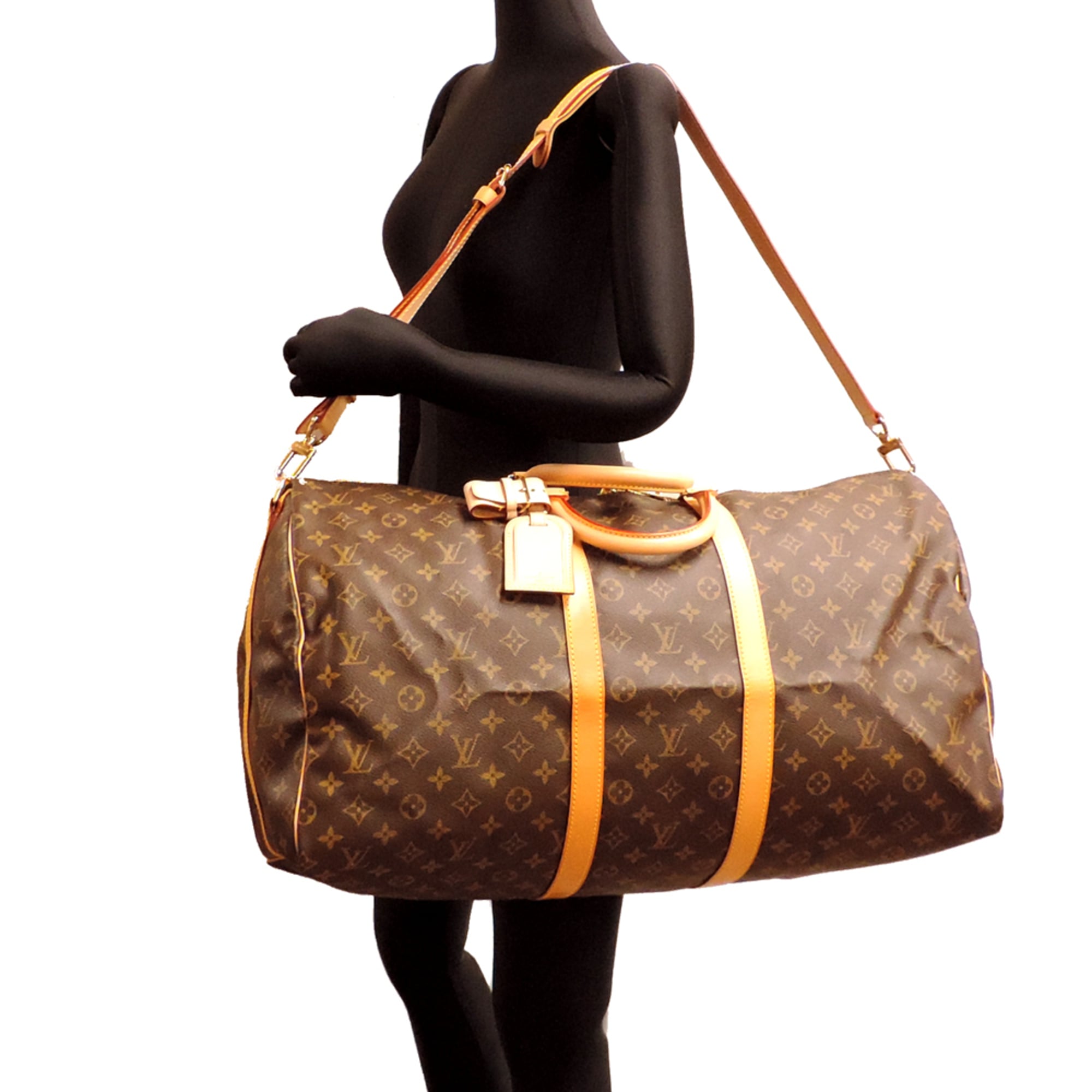 Louis Vuitton Brown Monogram Boston Bag (Pre-Owned)