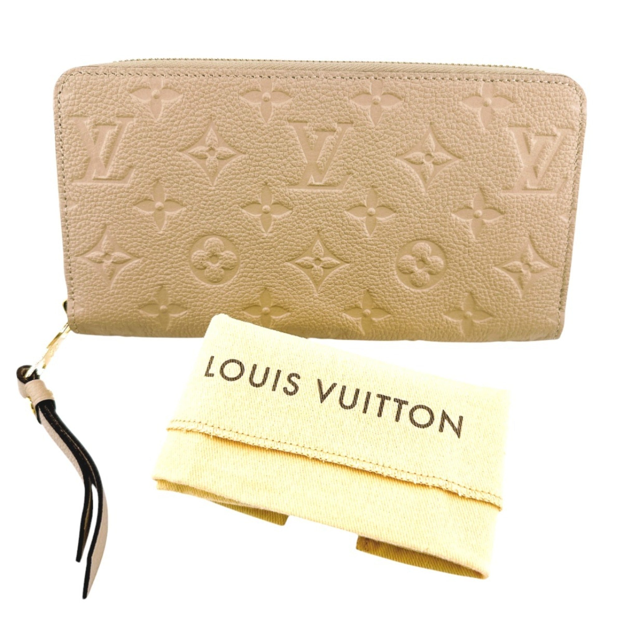 Louis Vuitton Beige Dune Monogram Empreinte Long Wallet (Bi-Fold) (Pre-Owned)
