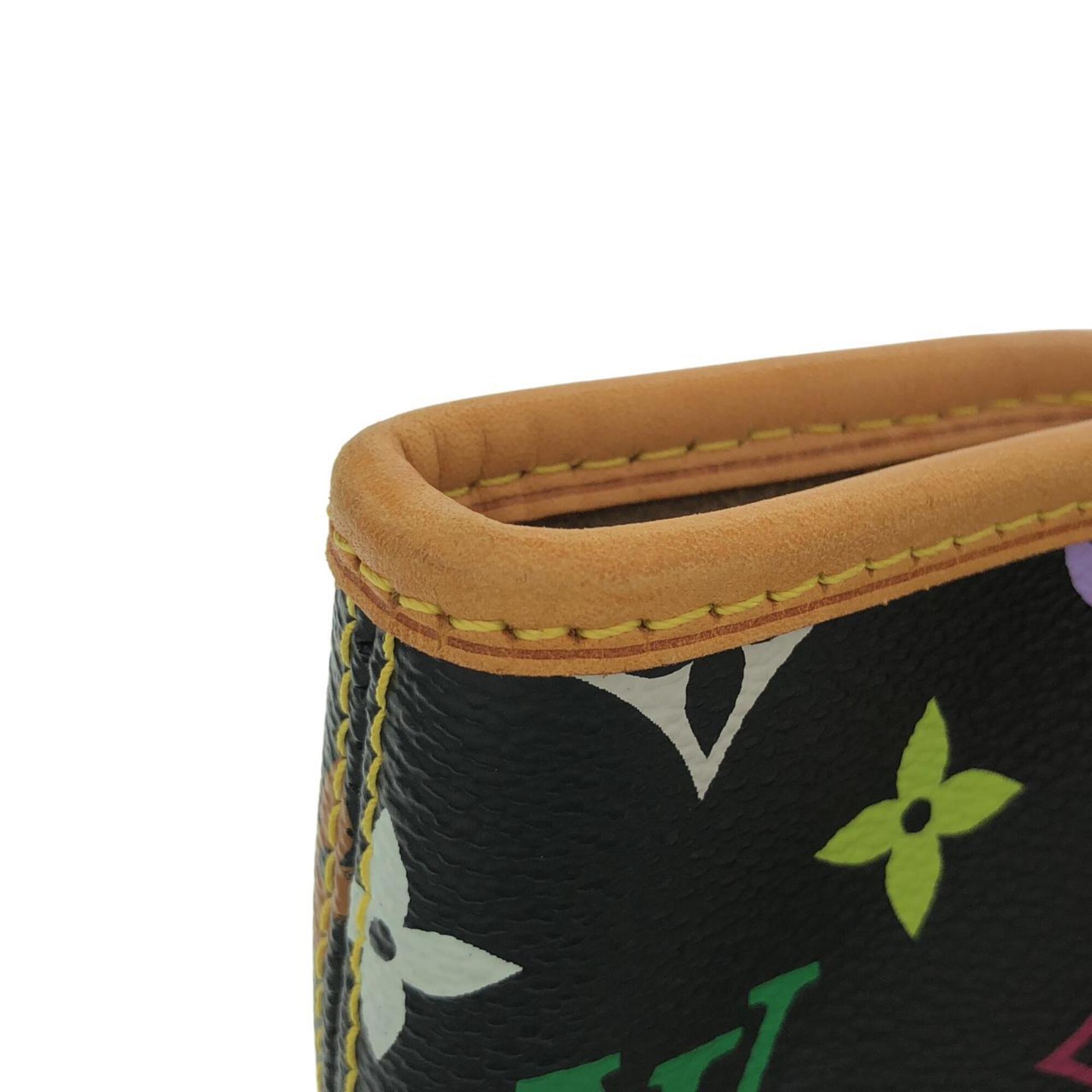 Louis Vuitton Black Multi-Color Coated Canvas Handbag (Pre-Owned)