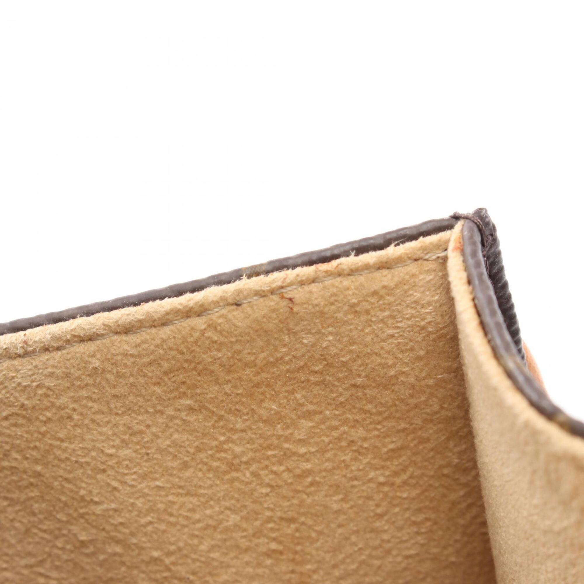 Louis Vuitton Brown Coated Canvas Leather Fanny Pack Handbag (Pre-Owned)