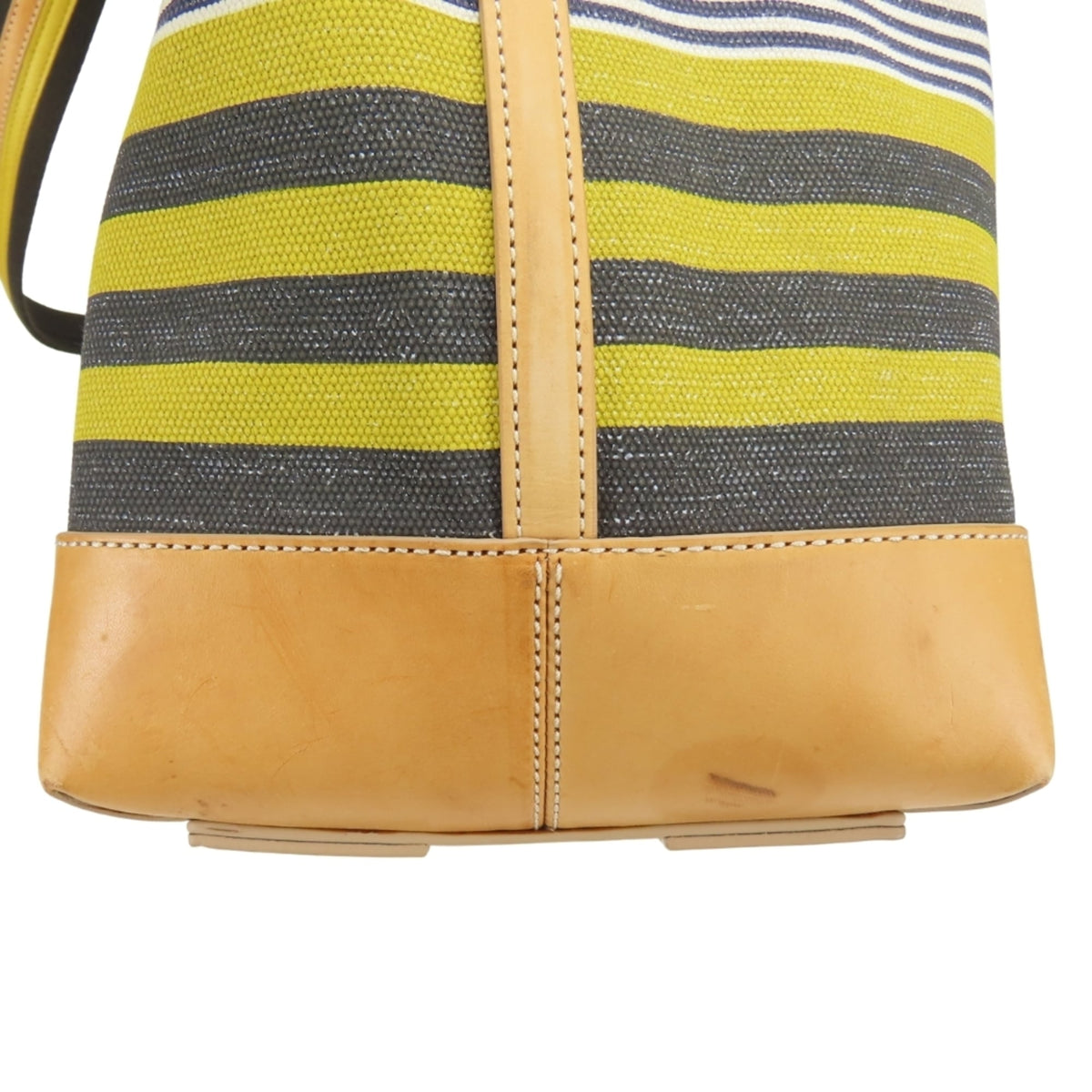 Coach Multi-Color Canvas Leather Tote Bag (Pre-Owned)