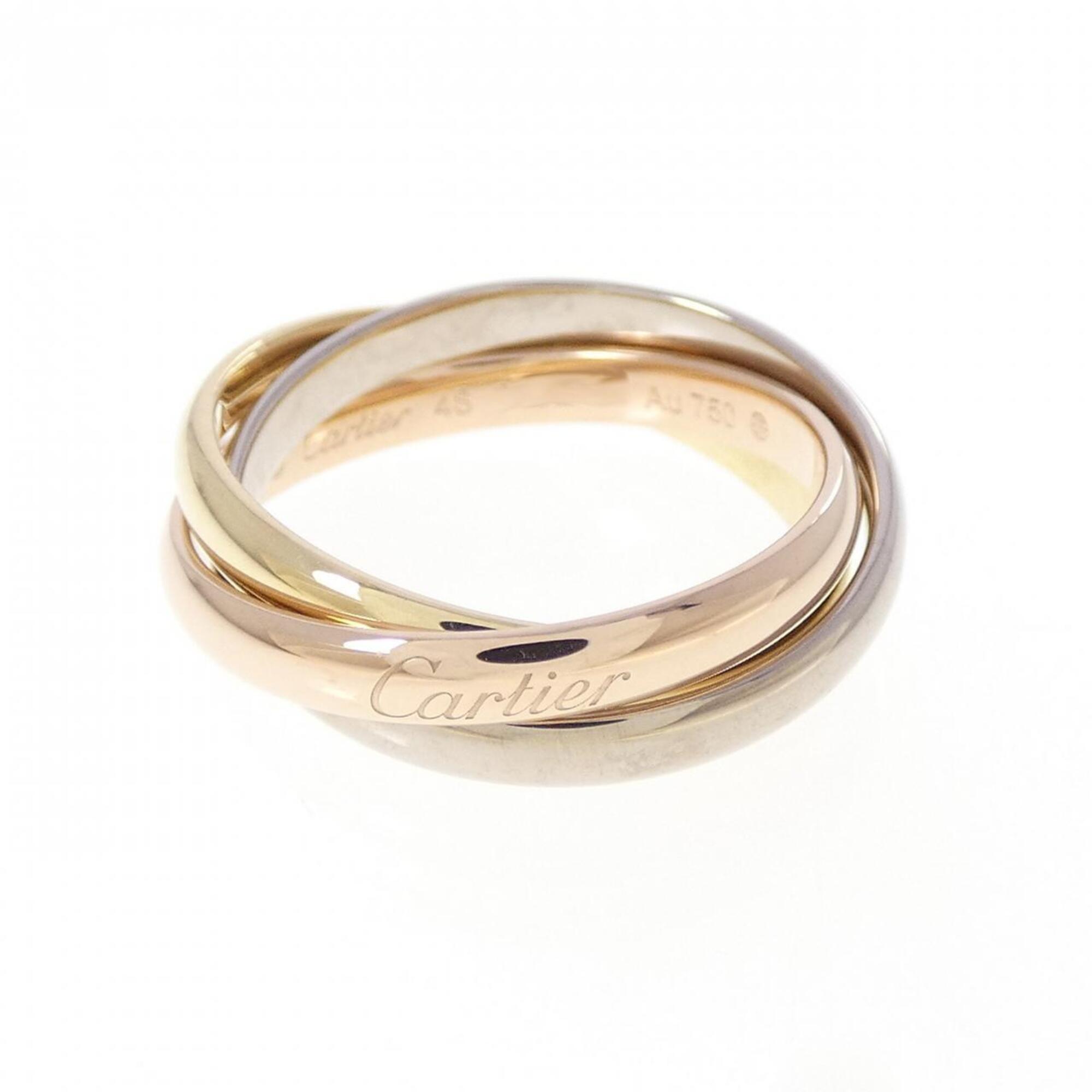 Cartier Yellow Gold (18K) Pink Gold (18K) White Gold (18K) Band Ring (Pre-Owned)
