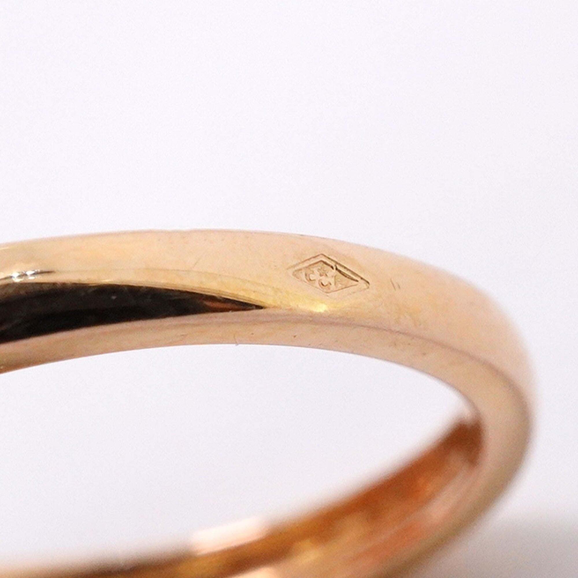 Van Cleef & Arpels Red Color Pink Gold (18K) Band Ring (Pre-Owned)