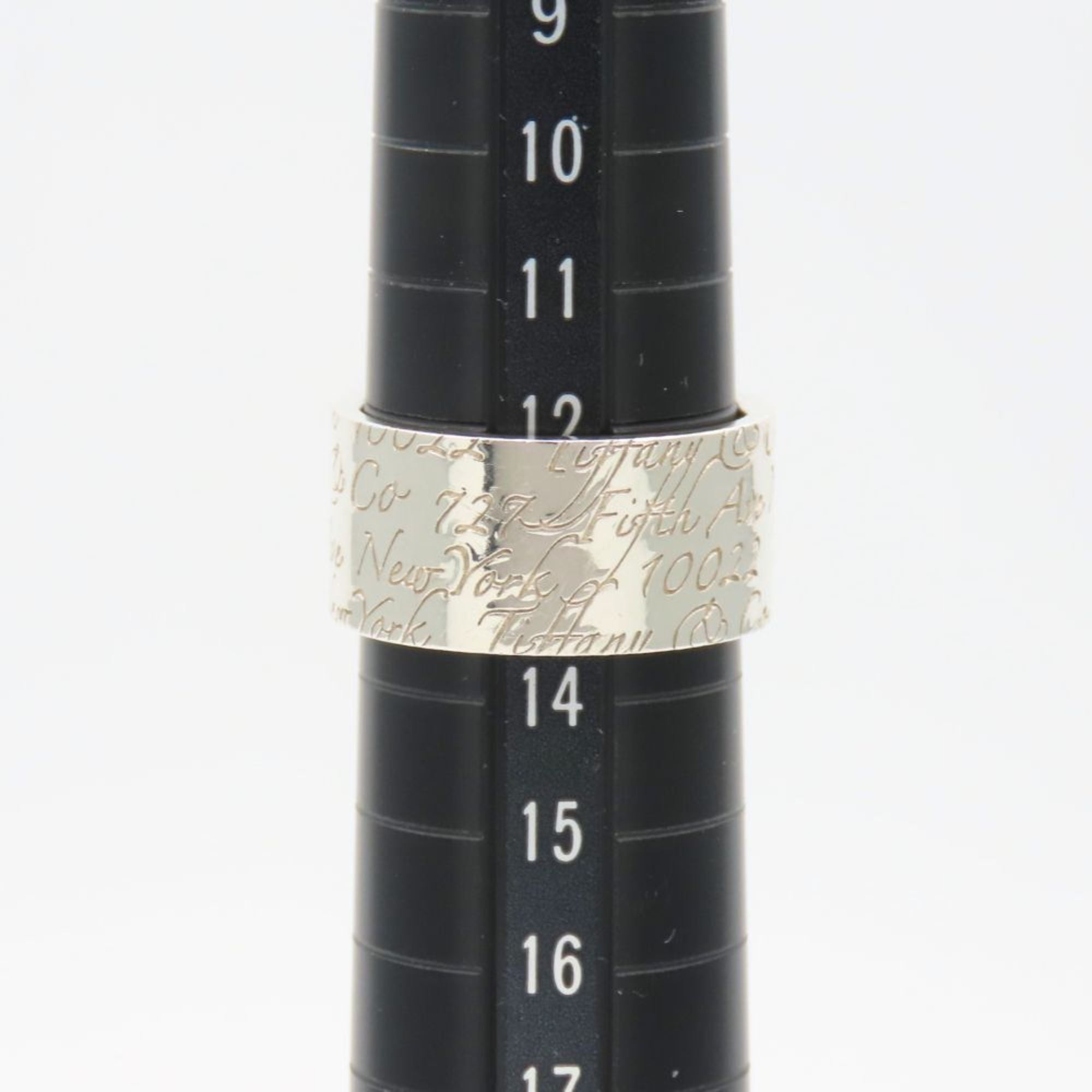 Tiffany Silver Silver 925 Band Ring (Pre-Owned)