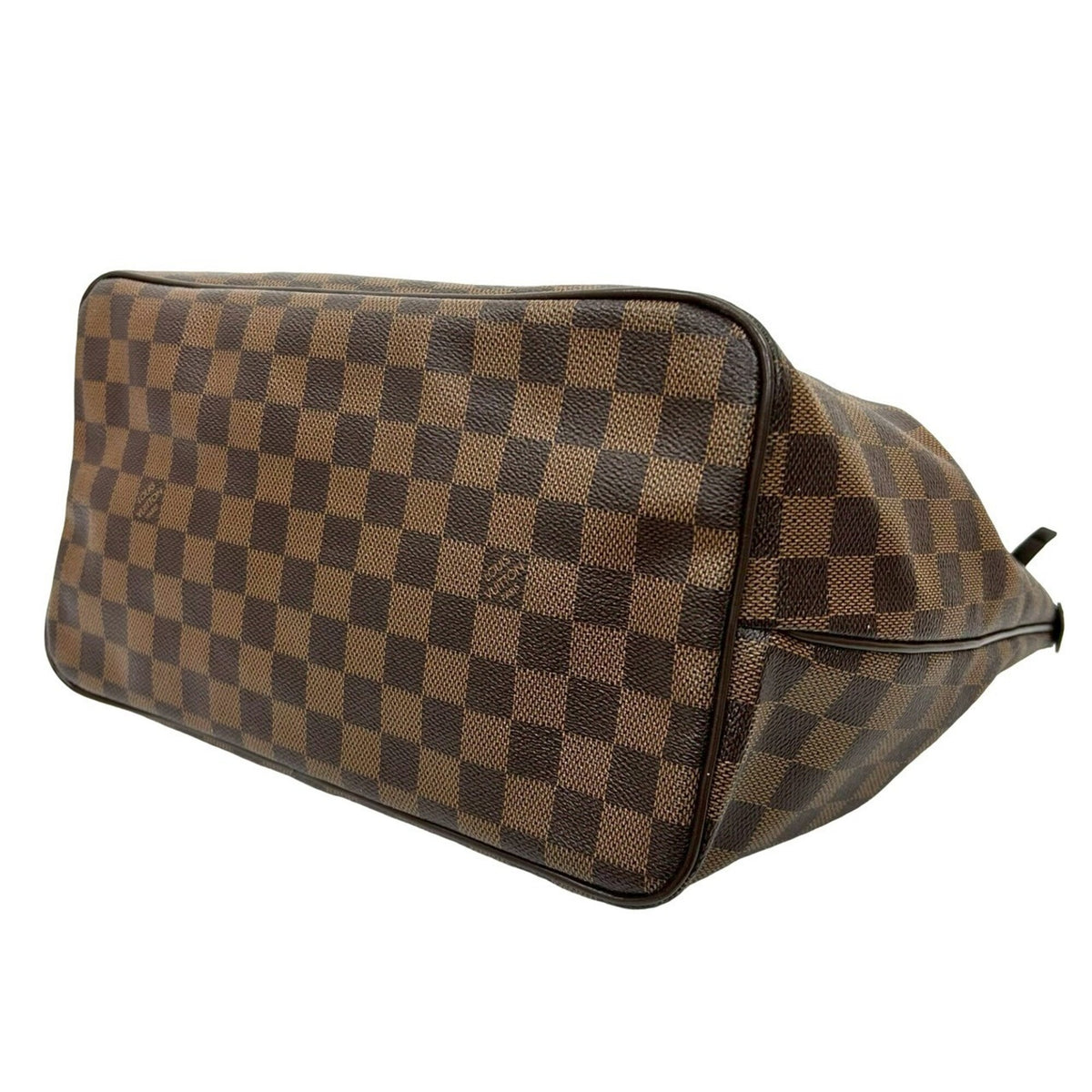 Louis Vuitton Brown Leather Pvc Handbag Shoulder Bag Tote Bag (Pre-Owned)