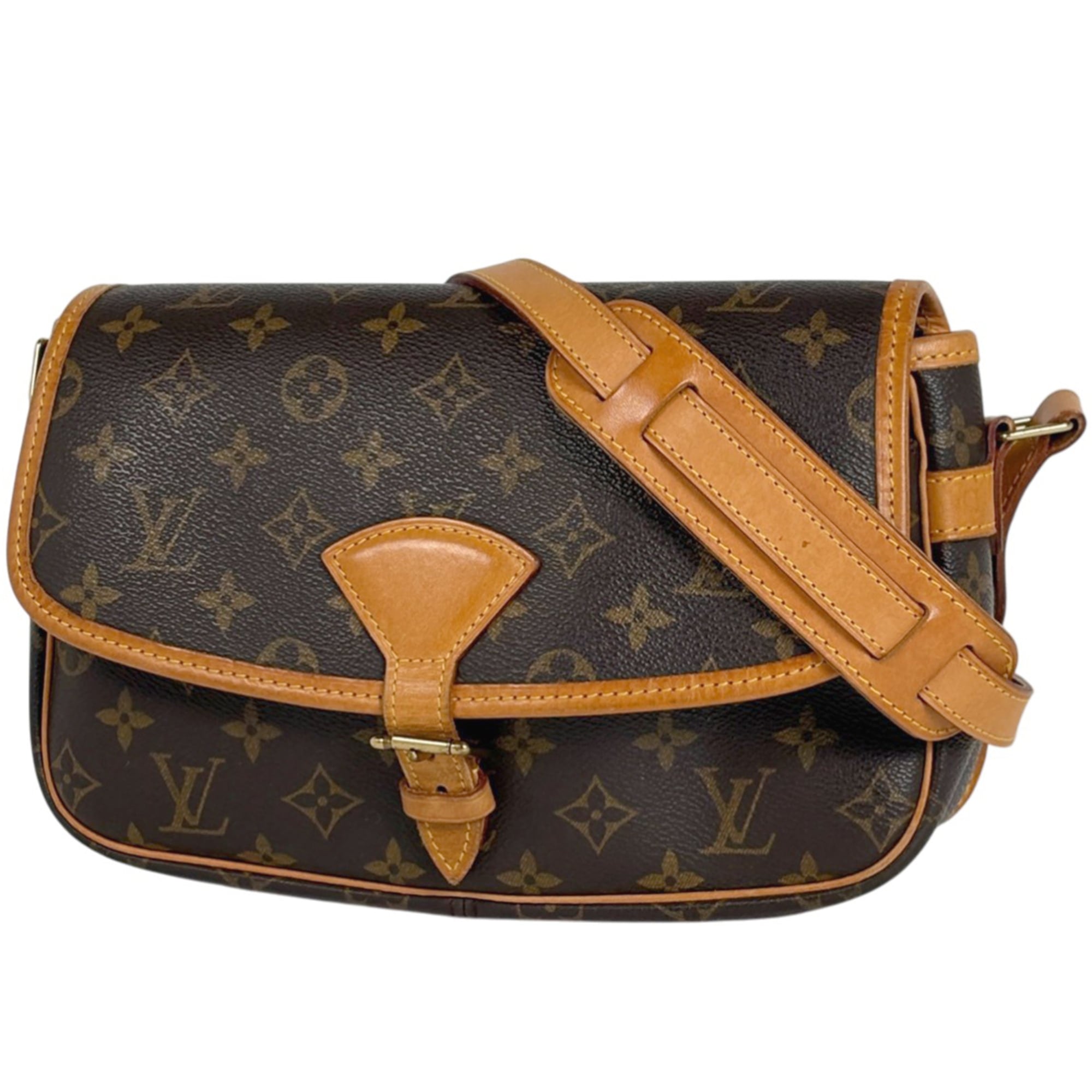 Louis Vuitton Brown Monogram Shoulder Bag (Pre-Owned)