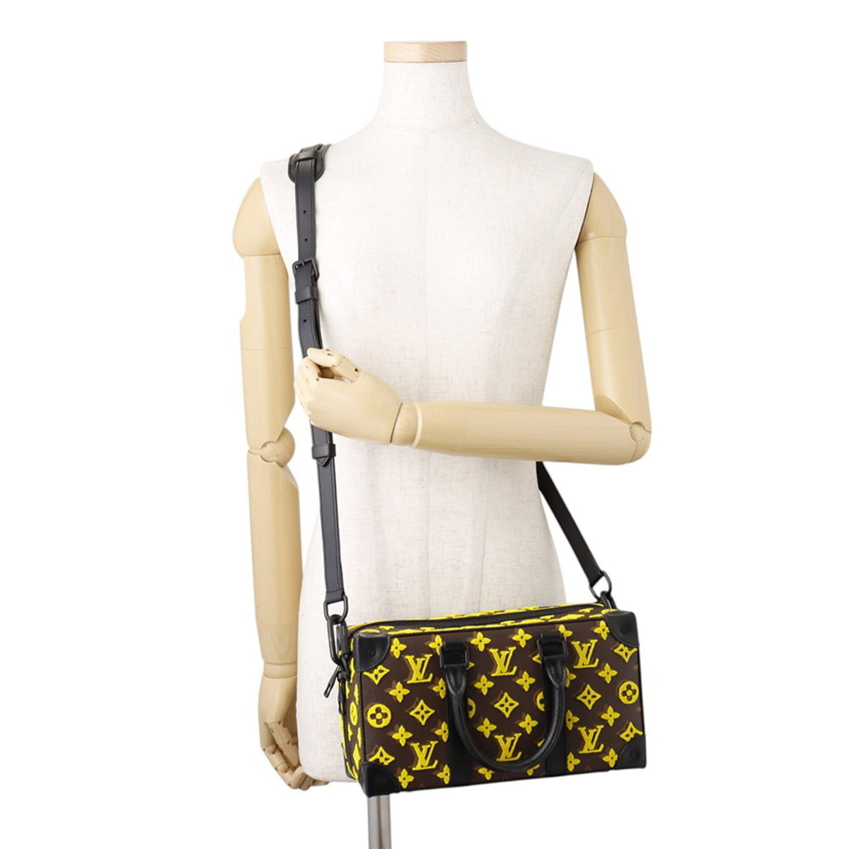 Louis Vuitton Monogram Tuffetage Black Brown Yellow Handbag Shoulder Bag (Pre-Owned)