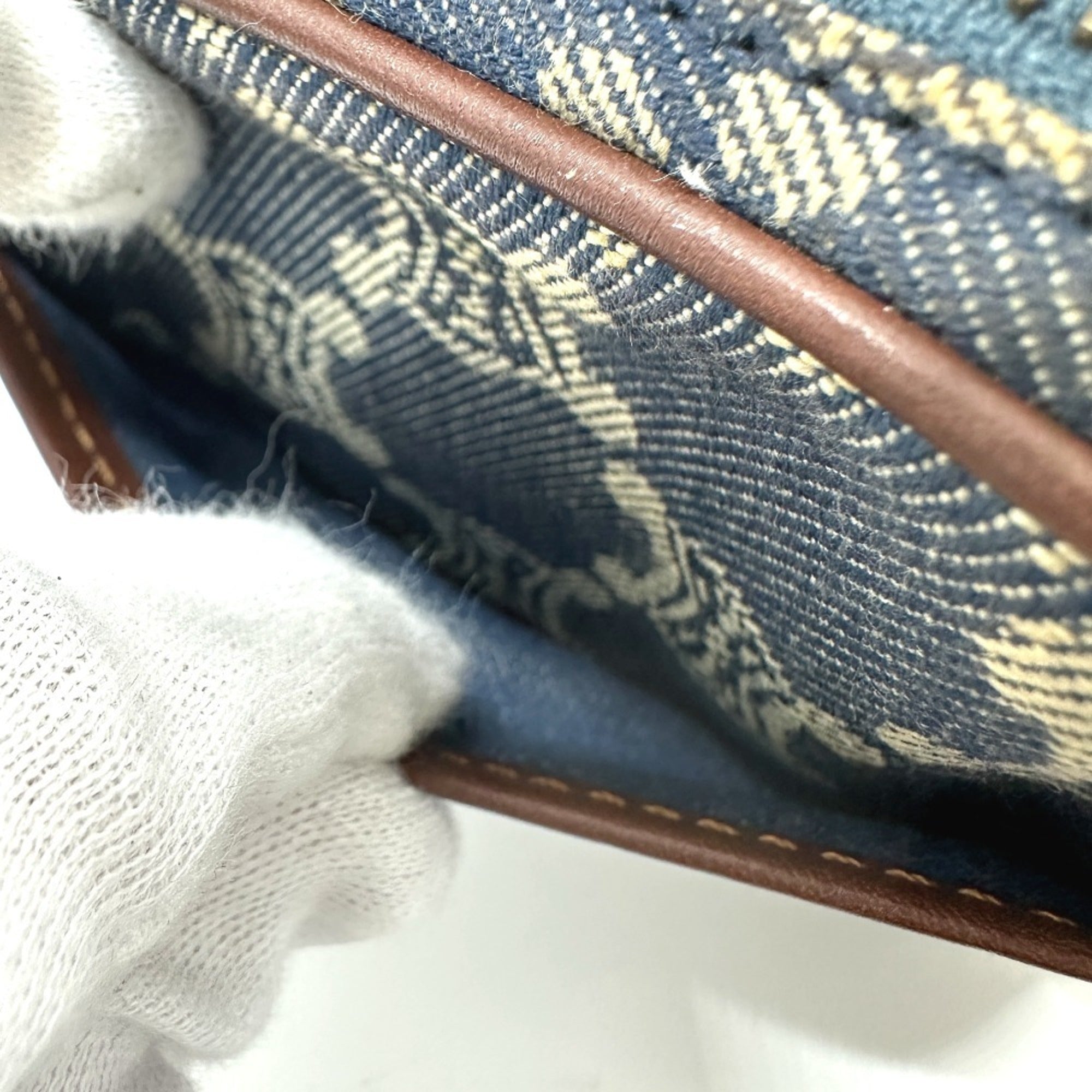 Celine Blue Denim Fanny Pack Pouch (Pre-Owned)
