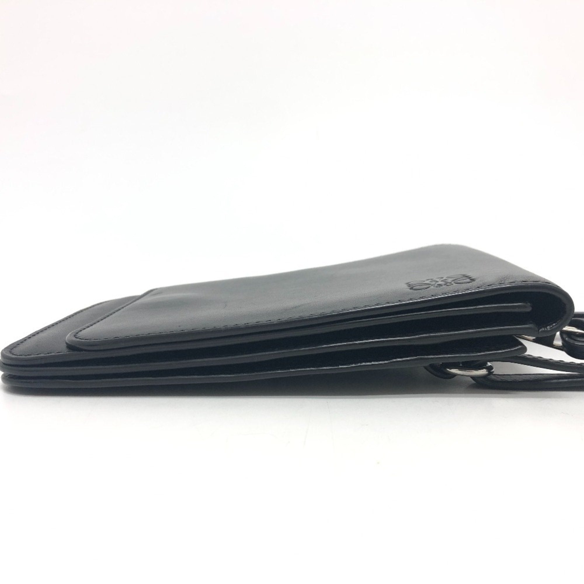 Loewe Black Leather Pochette Shoulder Bag (Pre-Owned)
