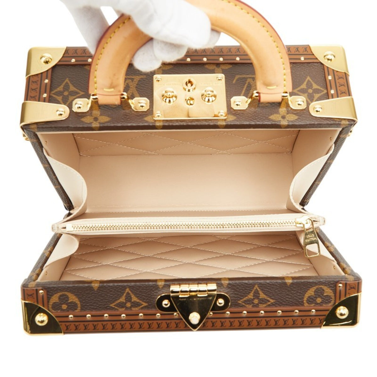 Louis Vuitton Brown Pvc Leather Handbag Shoulder Bag (Pre-Owned)