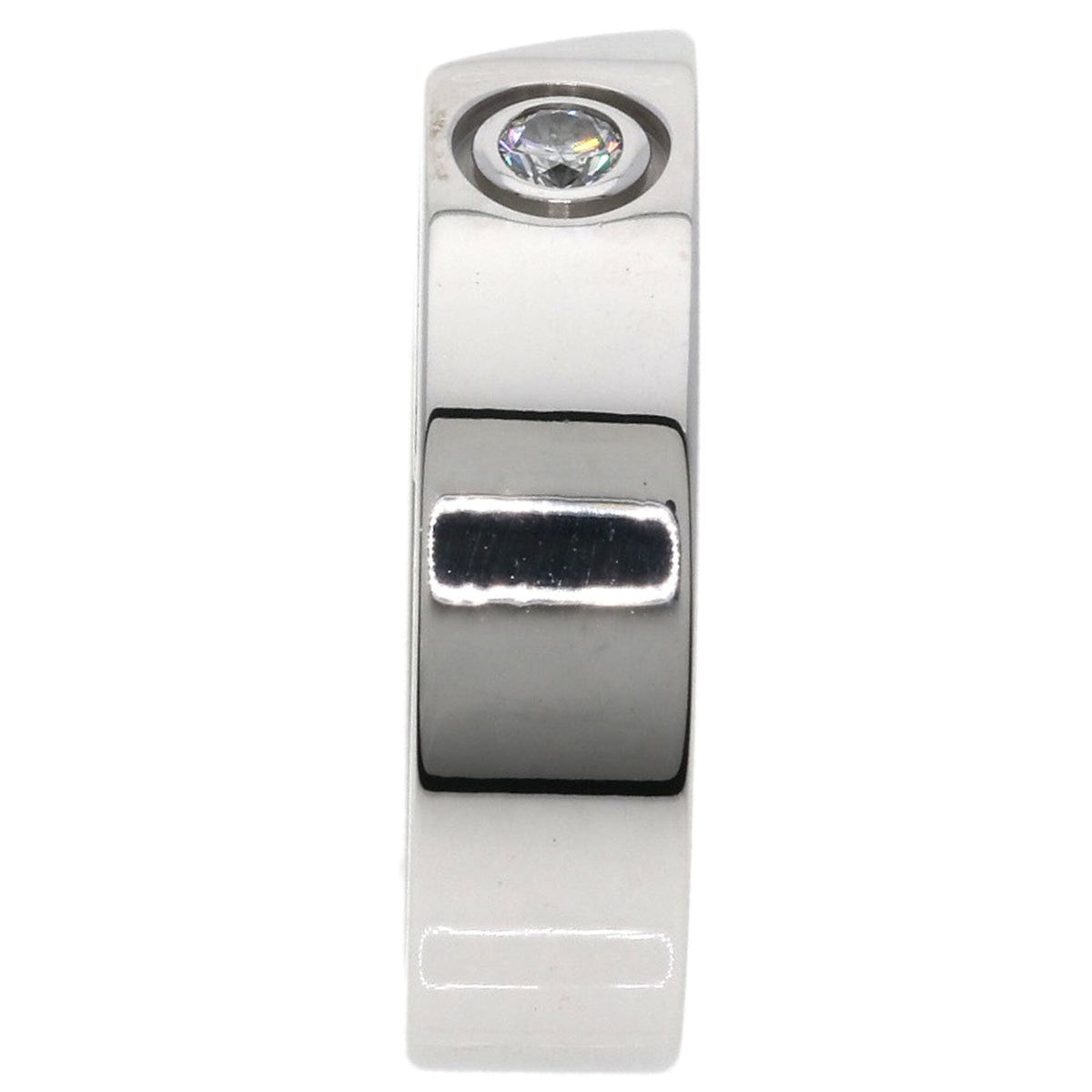 Cartier Silver White Gold (18K) Band Ring (Pre-Owned)