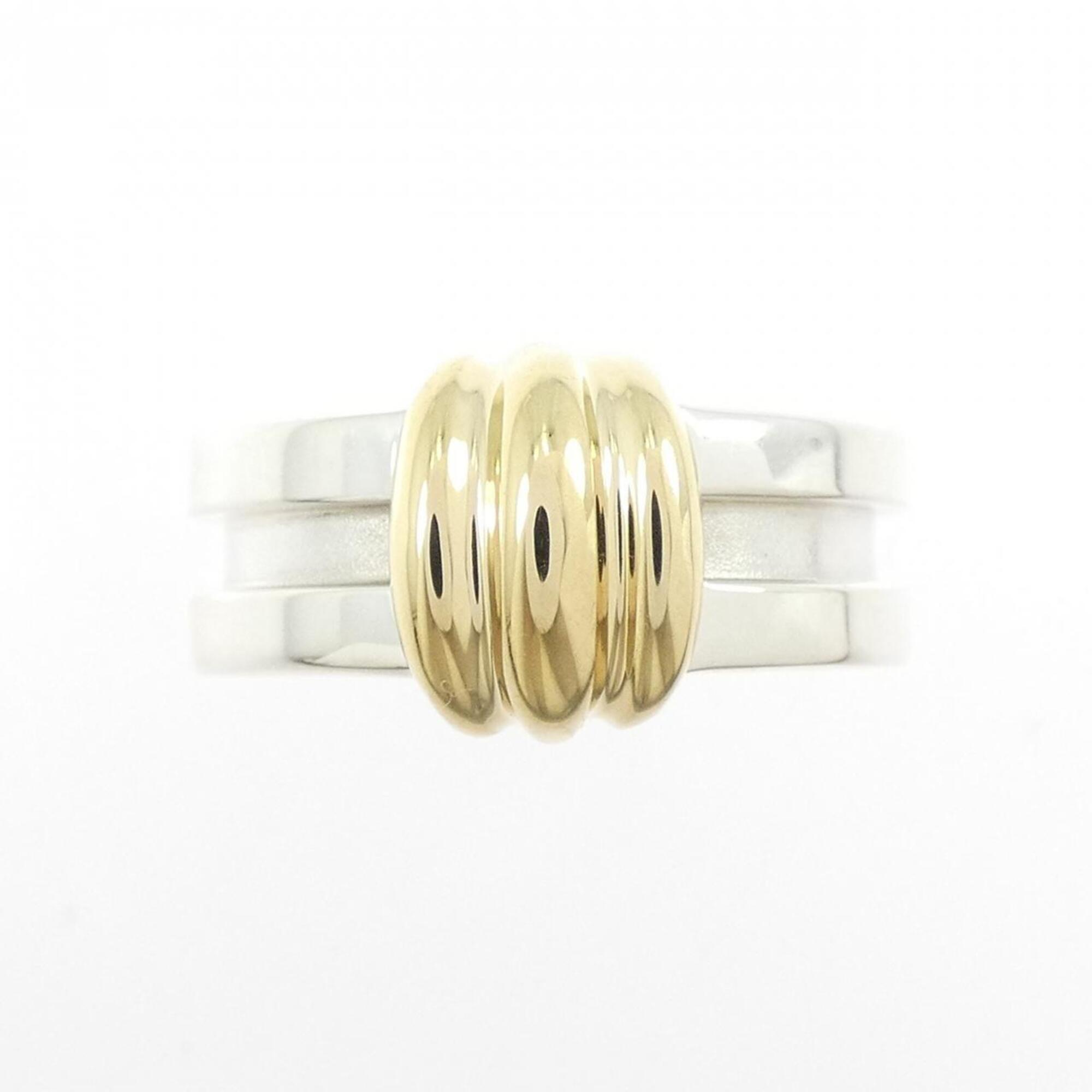 Tiffany Yellow Gold (18K) Silver 925 Band Ring (Pre-Owned)