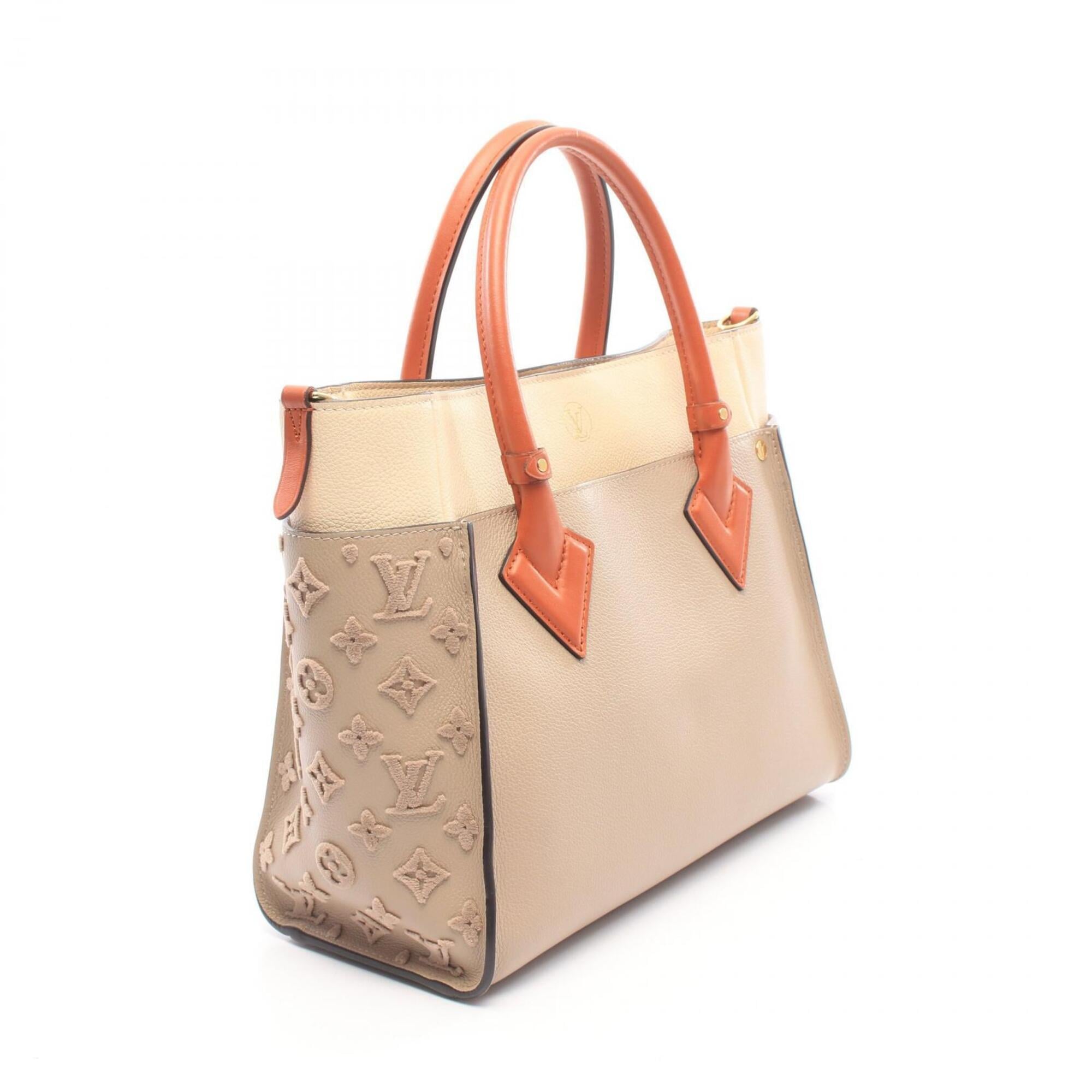Louis Vuitton Beige Bordeaux Leather Handbag (Pre-Owned)