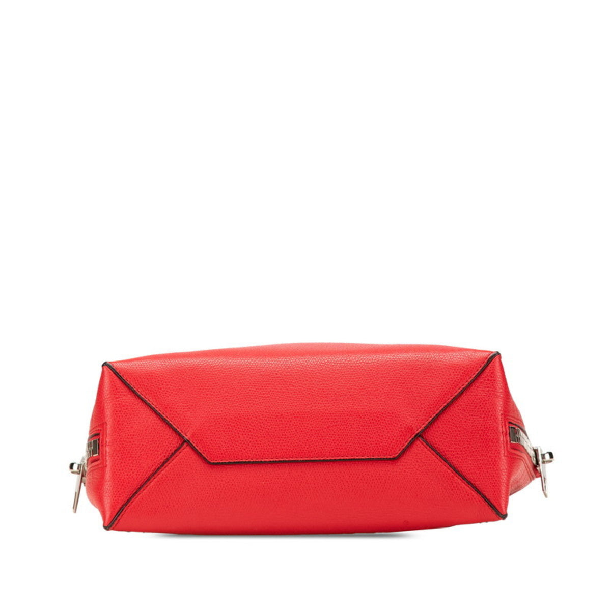 Balenciaga Red Color Leather Shoulder Bag Tote Bag (Pre-Owned)