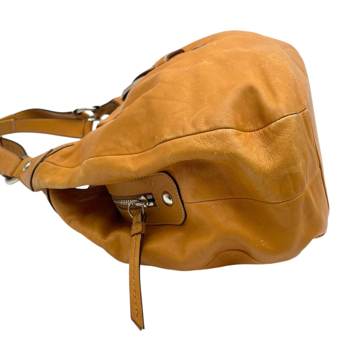 Coach Brown Camel Leather Handbag Shoulder Bag (Pre-Owned)
