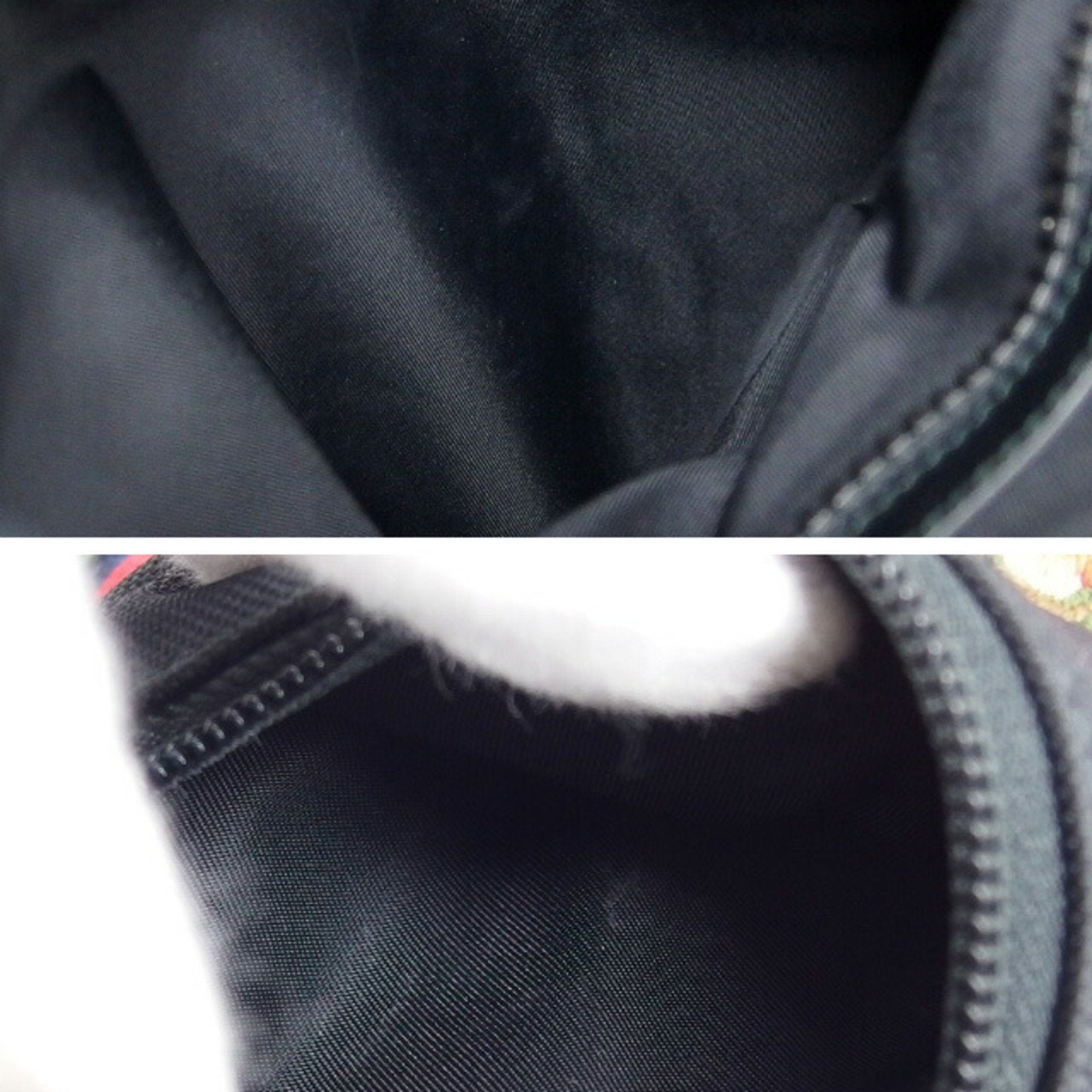 Gucci Black Canvas Backpack (Pre-Owned)