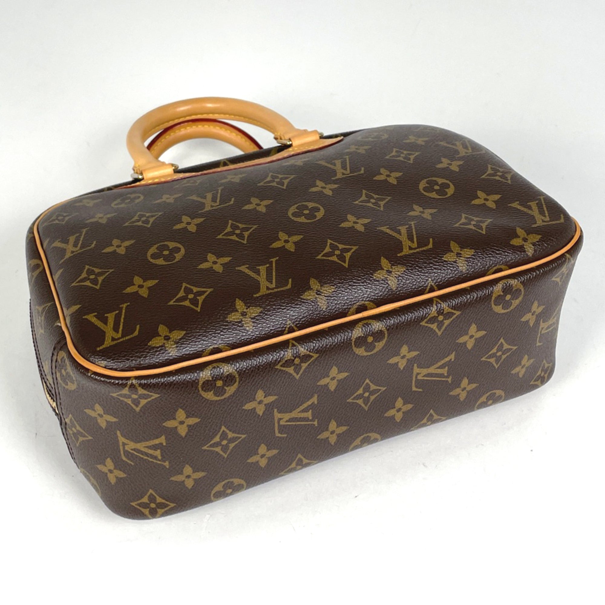 Louis Vuitton Brown Monogram Boston Bag Handbag (Pre-Owned)