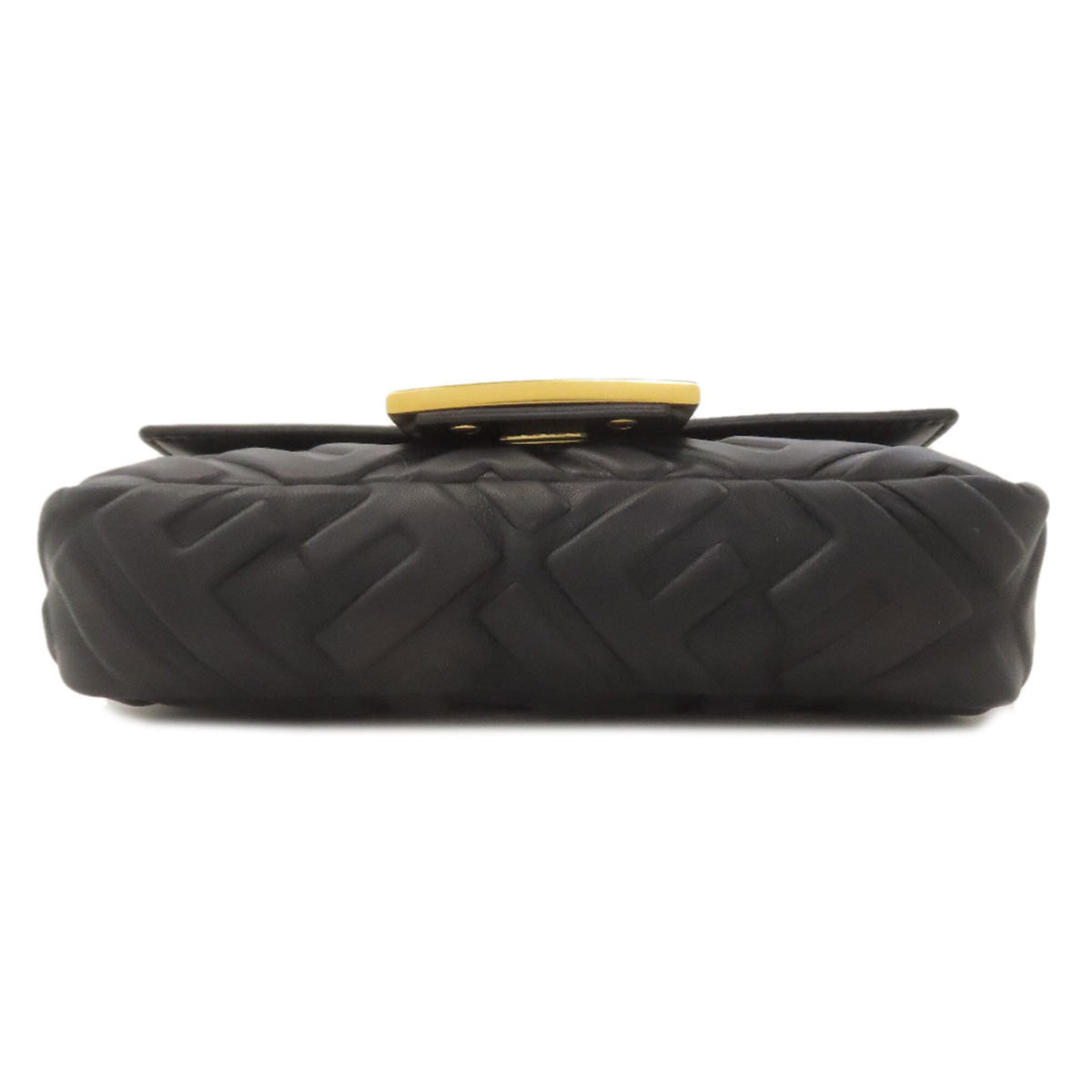 Fendi Black Leather Shoulder Bag (Pre-Owned)