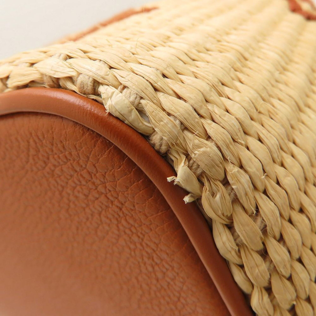 Louis Vuitton Brown Natural Raffia Leather Shoulder Bag (Pre-Owned)