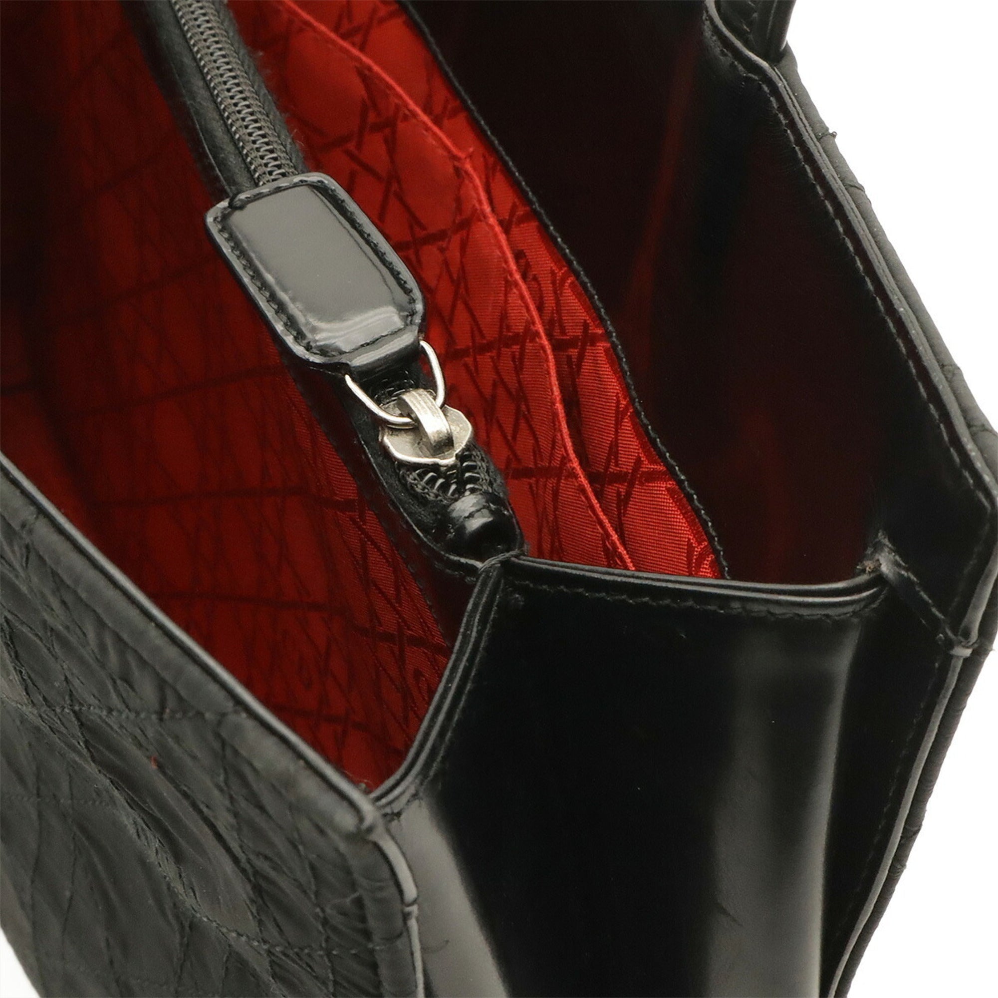 Christian Dior Black Nylon Handbag Tote Bag (Pre-Owned)