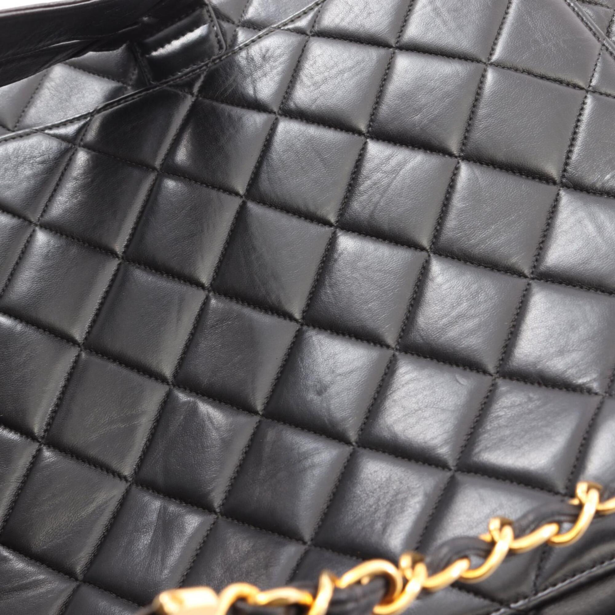 Chanel Black Leather Backpack (Pre-Owned)