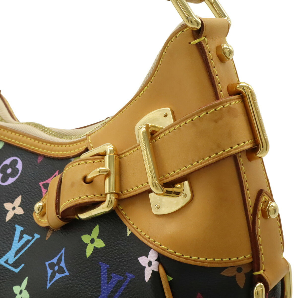 Louis Vuitton Black Noir Monogram Canvas Shoulder Bag (Pre-Owned)